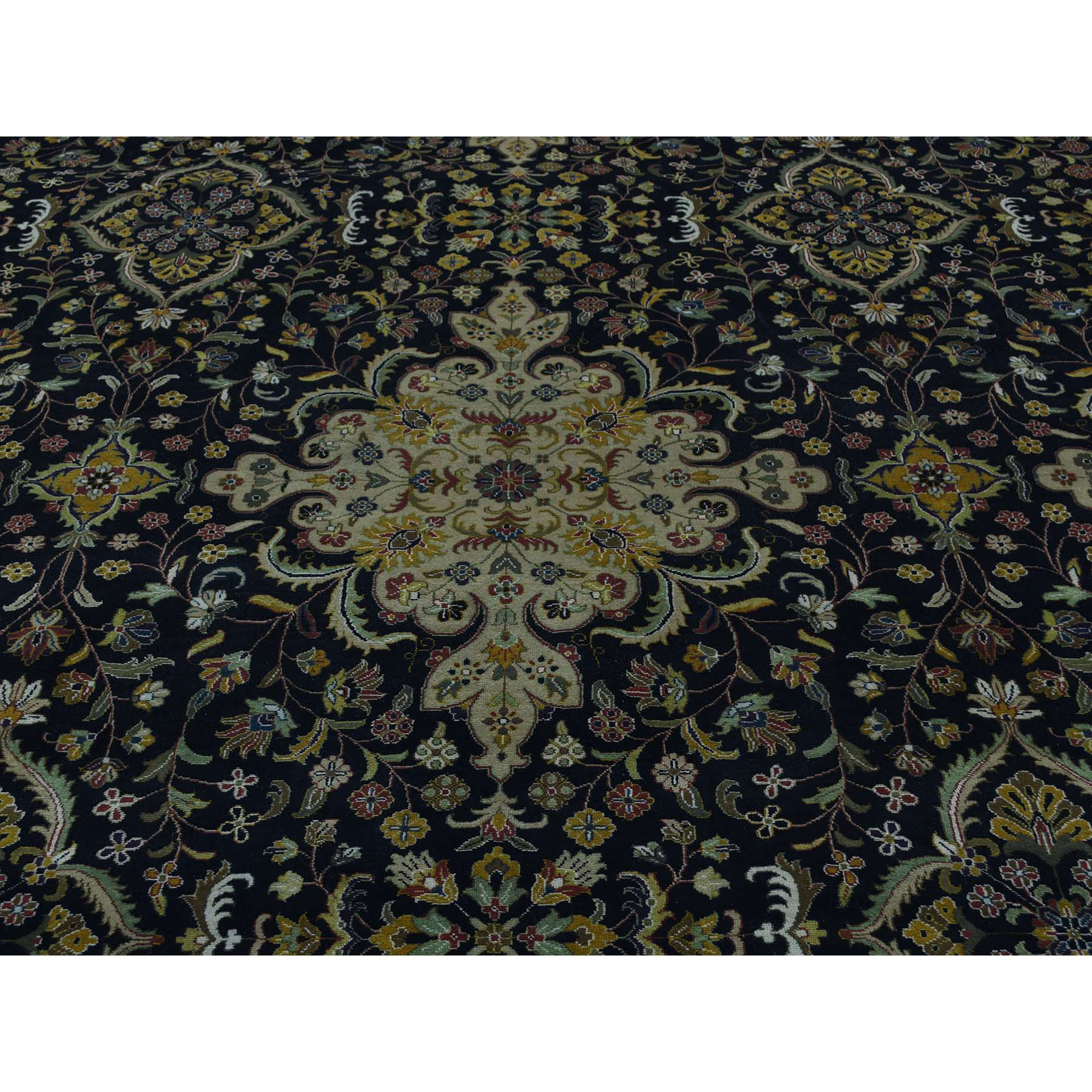 10-x15-10  Hand-Knotted Kashan Revival 300 Kpsi New Zealand Wool Gallery 