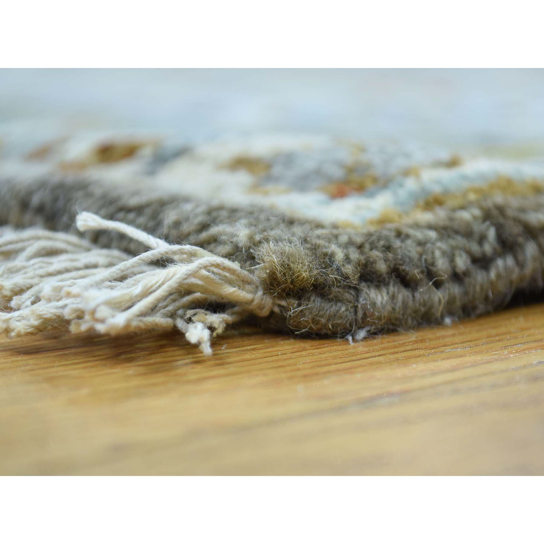 10-x13-9  Hand-Knotted Pure Wool Karajeh Design Oriental Rug 