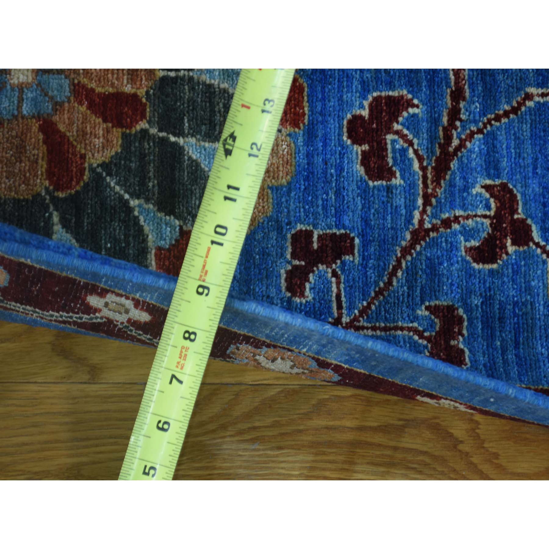 10-1 x13-9  Hand-Knotted Pure Wool Peshawar Suzani Design Oriental Rug 