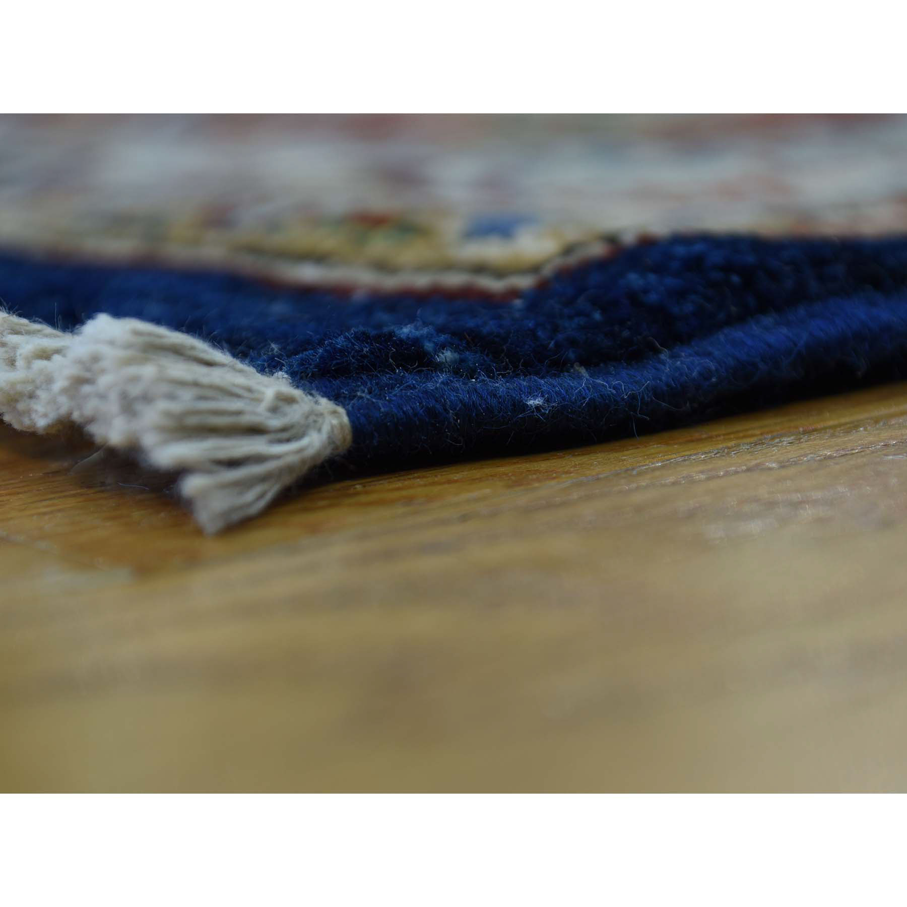 9-1 x11-10  Peshawar Antiqued Heriz Hand-Knotted Pure Wool Oriental Rug 