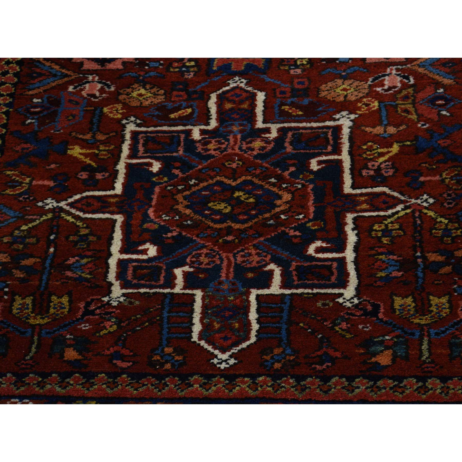 3-7 x17-4  Gallery Size Antique Persian Karajeh Excellent Condition Rug 