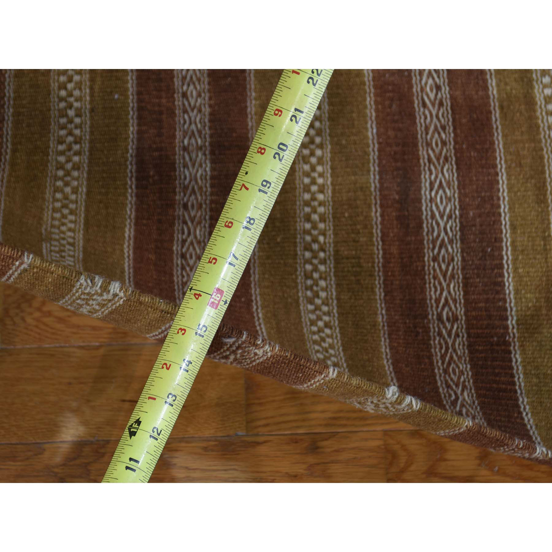2-8--x5- Flat Weave Striped Kilim Design Hand-Woven Oriental Rug 