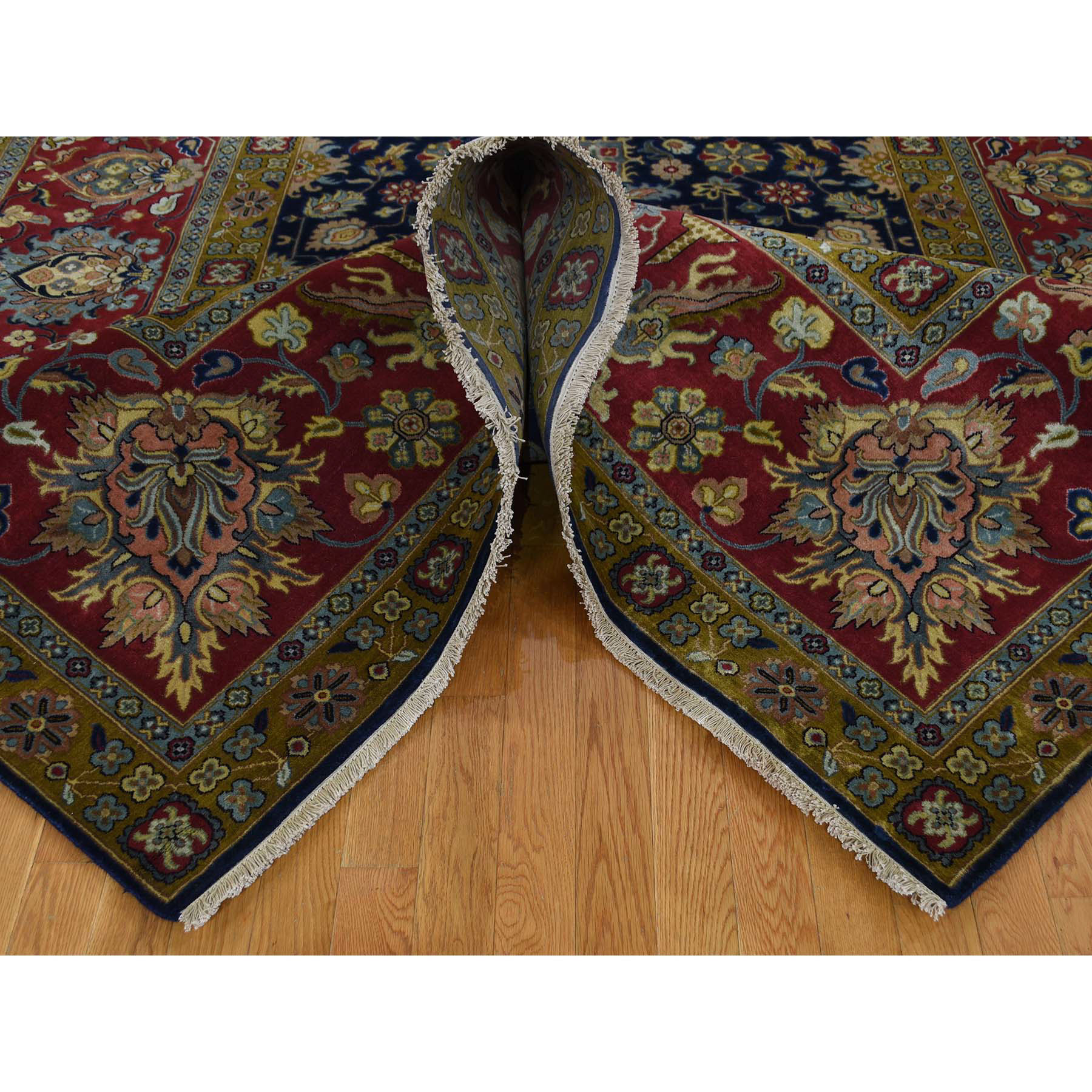 9-1--x12-2-- 300KPSI New Zealand Wool Hand-Knotted Oriental Rug 