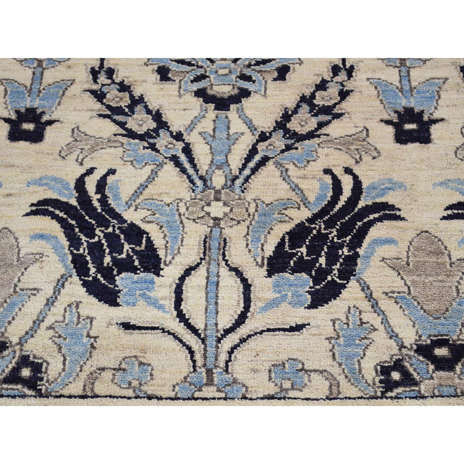 5-x7- Hand-Knotted Pure Wool Arts and Crafts Design Peshawar Oriental Rug 