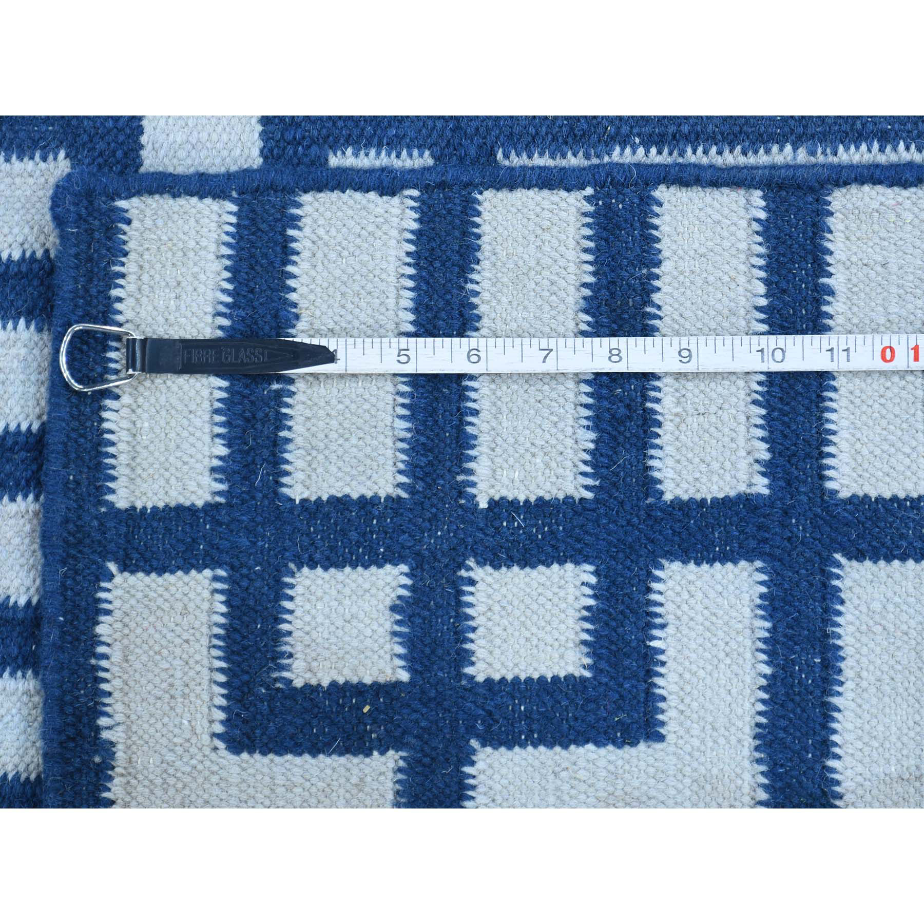 2-8--x6-1-- Reversible Hand Woven Flat Weave Durie Kilim Runner Rug 