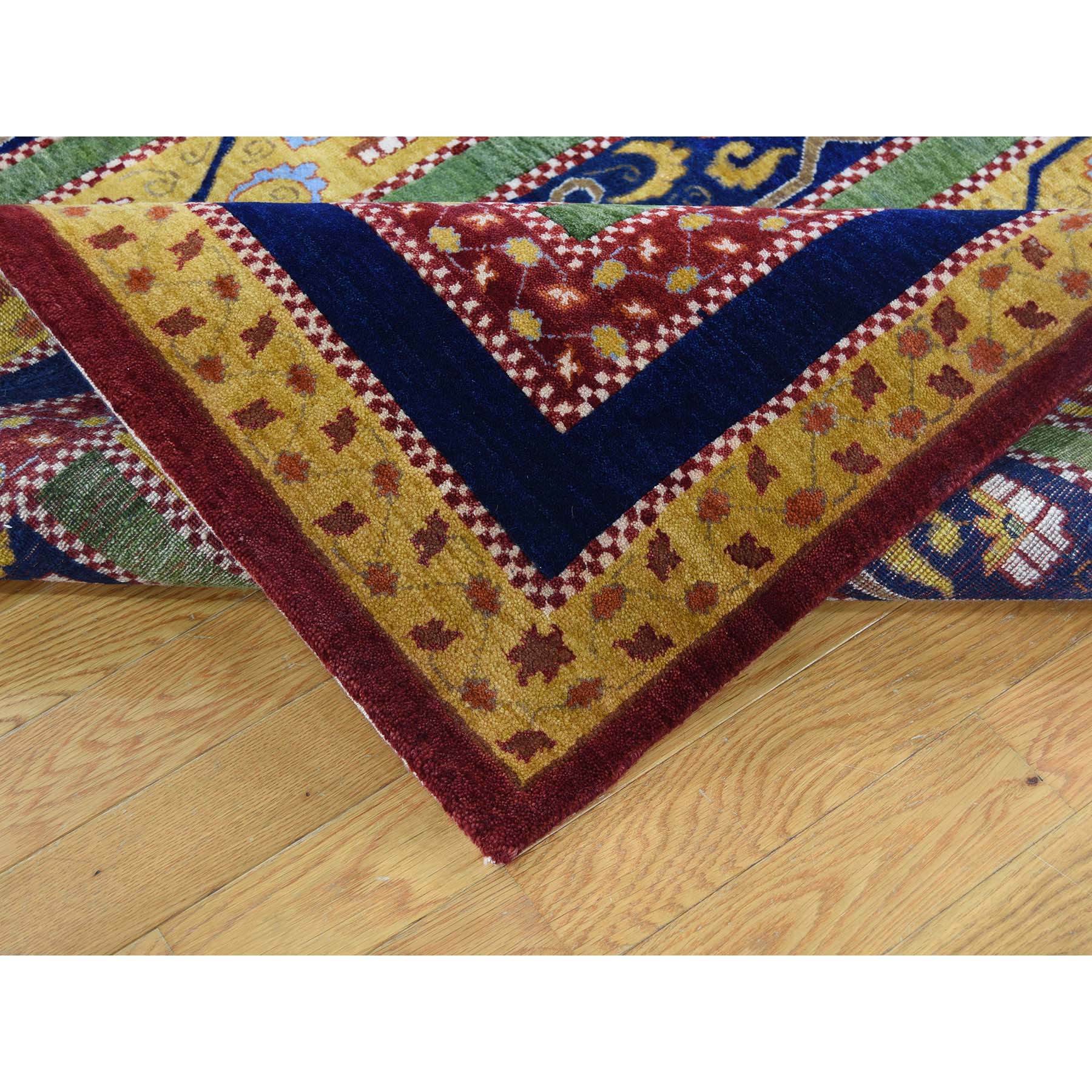 5-5 x7-7  Hand Knotted 100 Percent Wool Shawl Design Oriental Rug 
