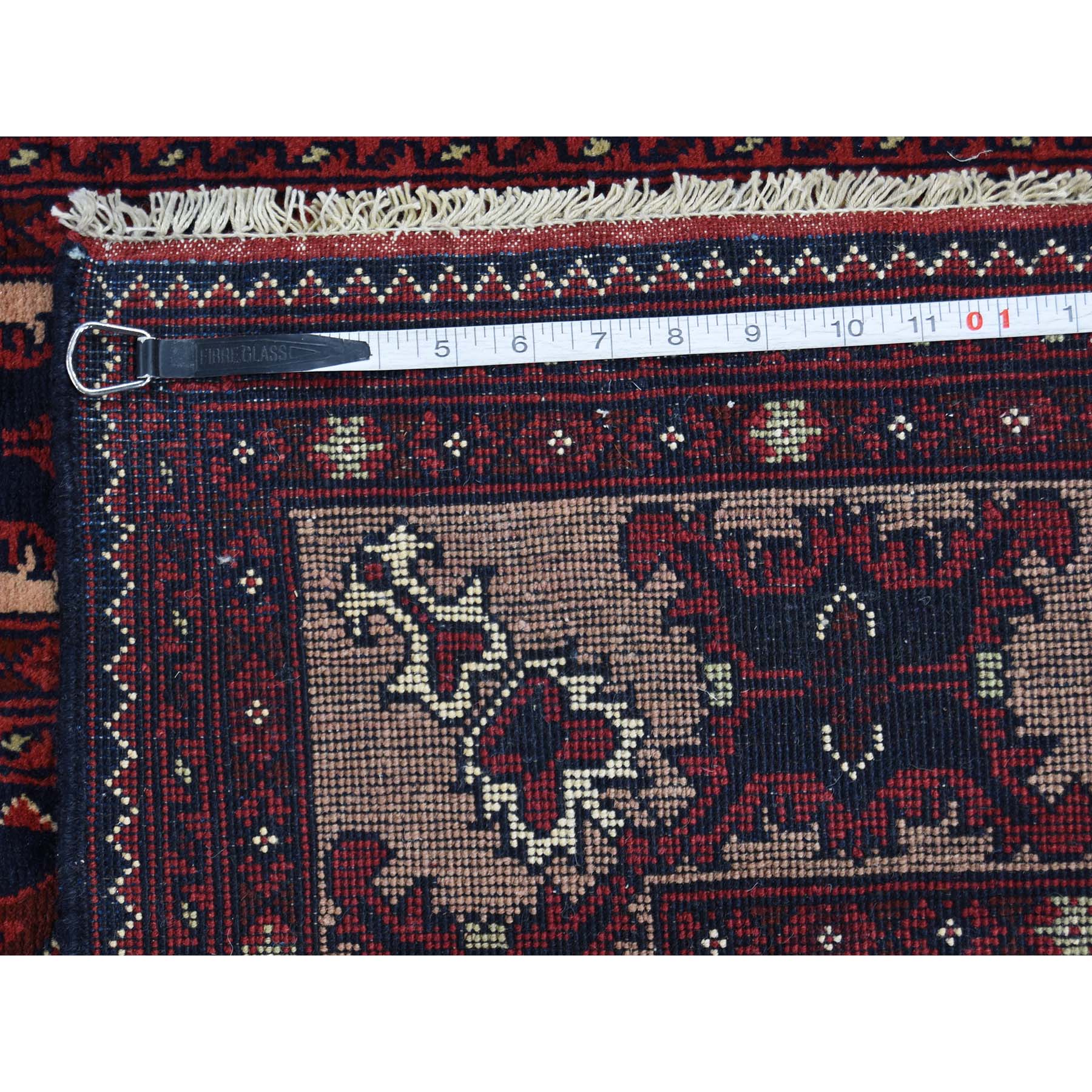 3-x19- 100 Percent Wool Hand Knotted Afghan XL Runner Oriental Rug 