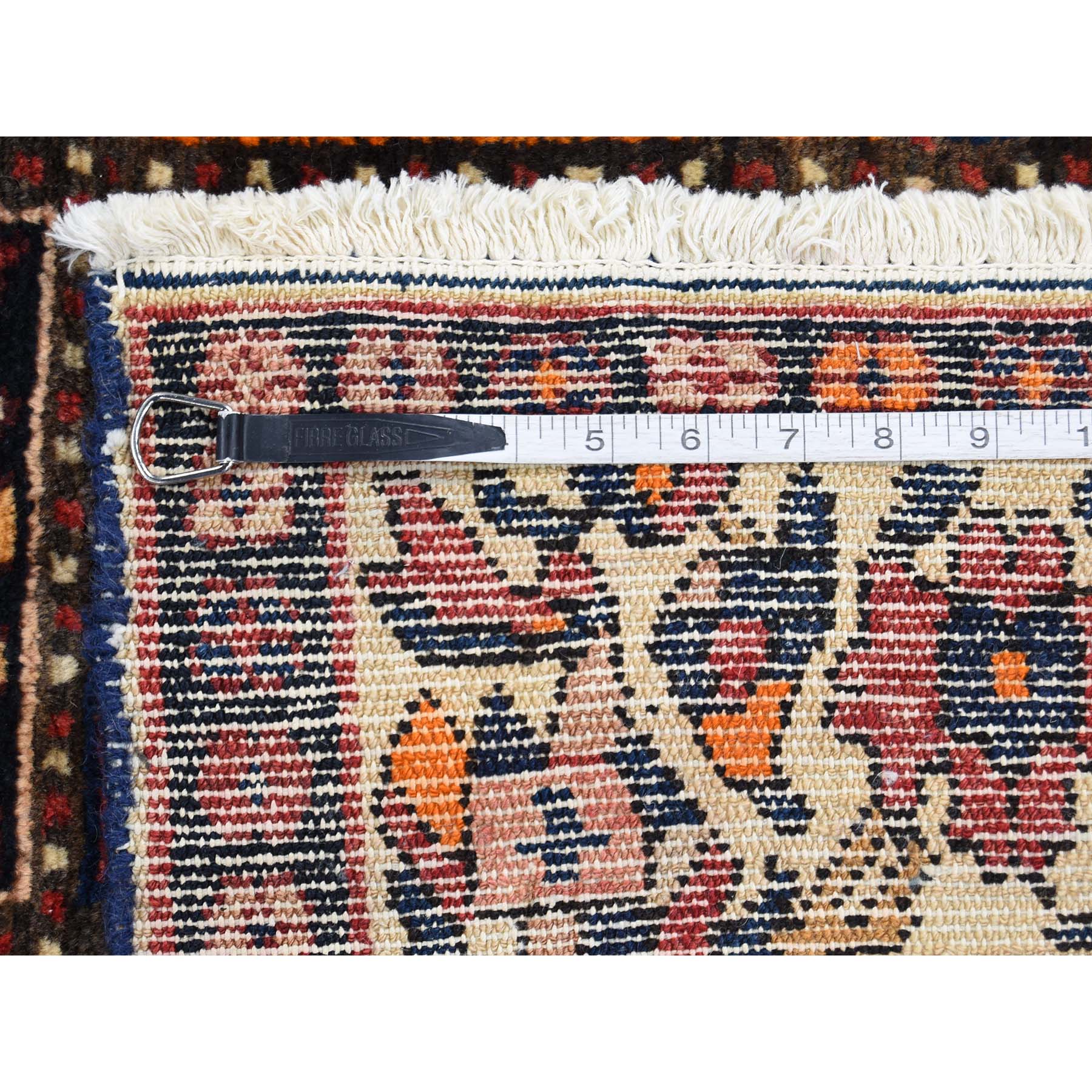 5-3 x9-1  Semi Antique Persian Bakhtiari Garden Design Wide Runner Hand Knotted Rug 