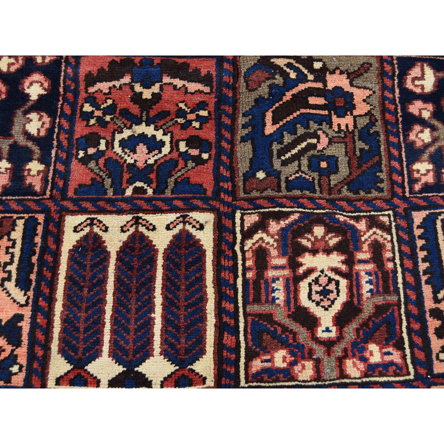 5-5 x9-5  Garden Design Semi Antique Persian Bakhtiari Oriental Wide Runner Rug 