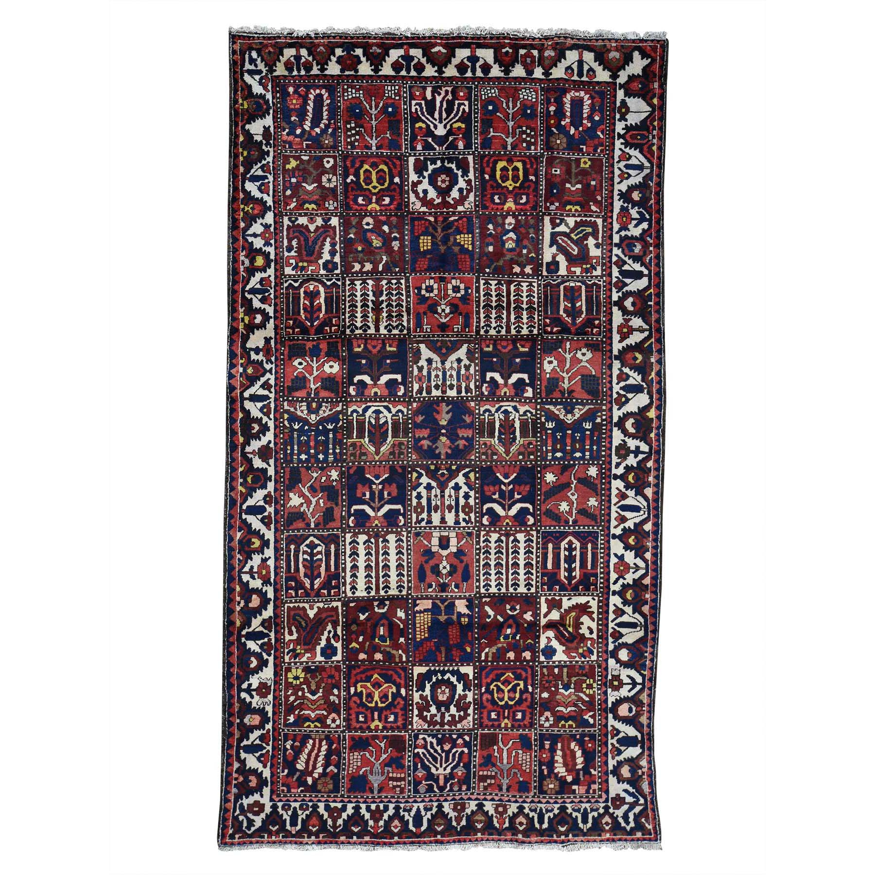 traditional Wool Hand-Knotted Area Rug 5'2
