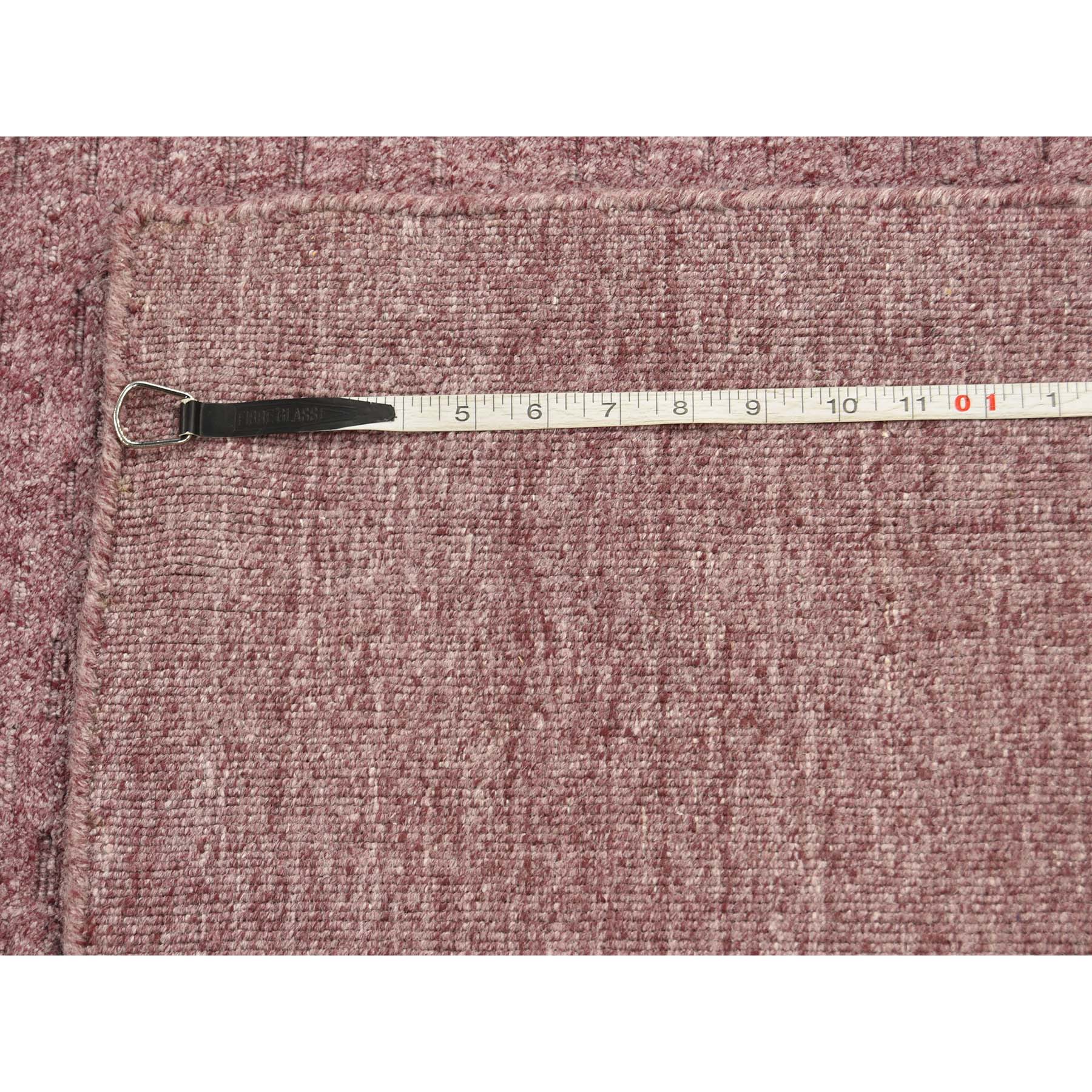 9-1 x12- Hand-Loomed Tone on Tone Pure Wool Oriental Rug 