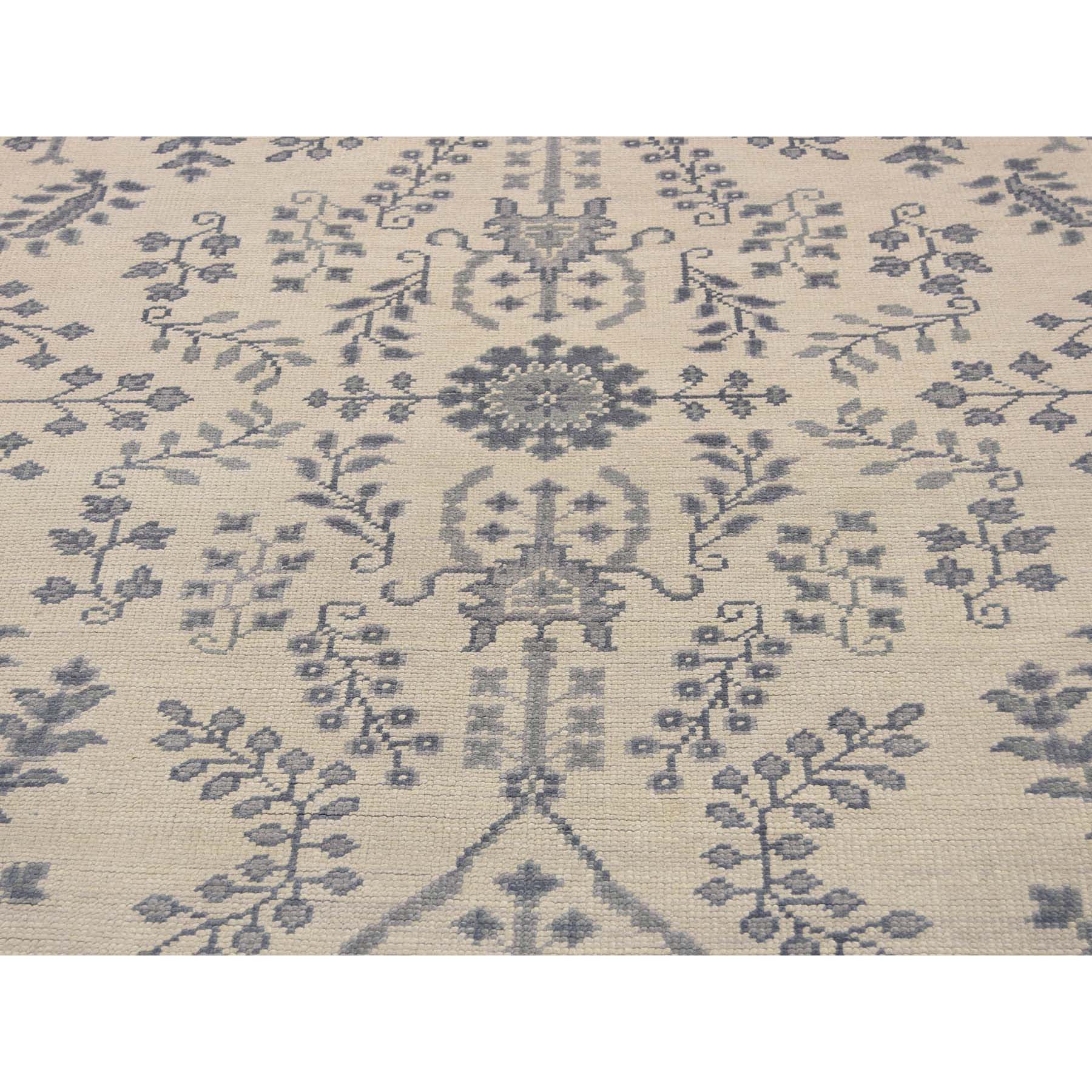 8-1 x9-10  Hand-Knotted Turkish Knot Oushak Pure Wool Oriental Rug 