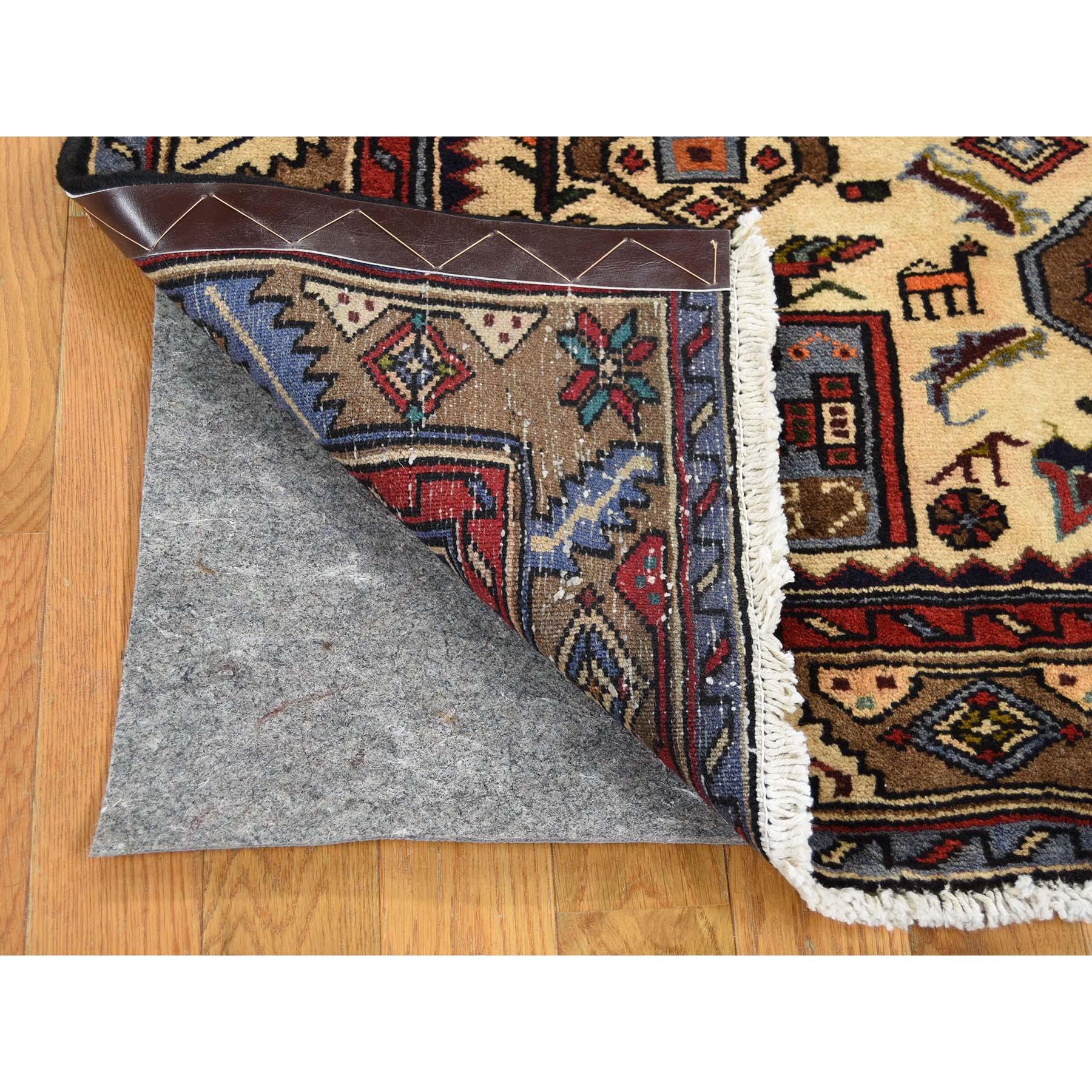 4-3 x6-8  New Persian Mosel Pure Wool Hand-Knotted Oriental Rug 