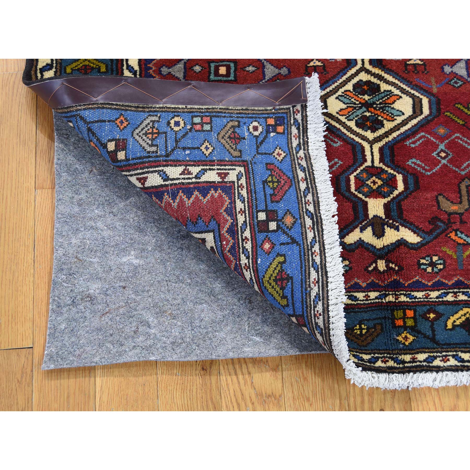 3-4 x6-8  Pure Wool Hand-Knotted New Persian Mosel Runner Oriental Rug 