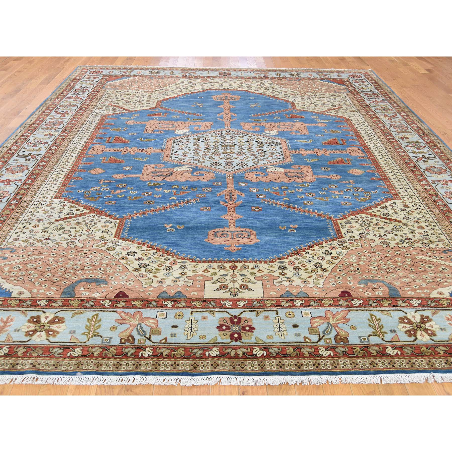 8-10 x12-1  Pure Wool Vegetable Dyes Bakshaish Hand-Knotted Oriental Rug 