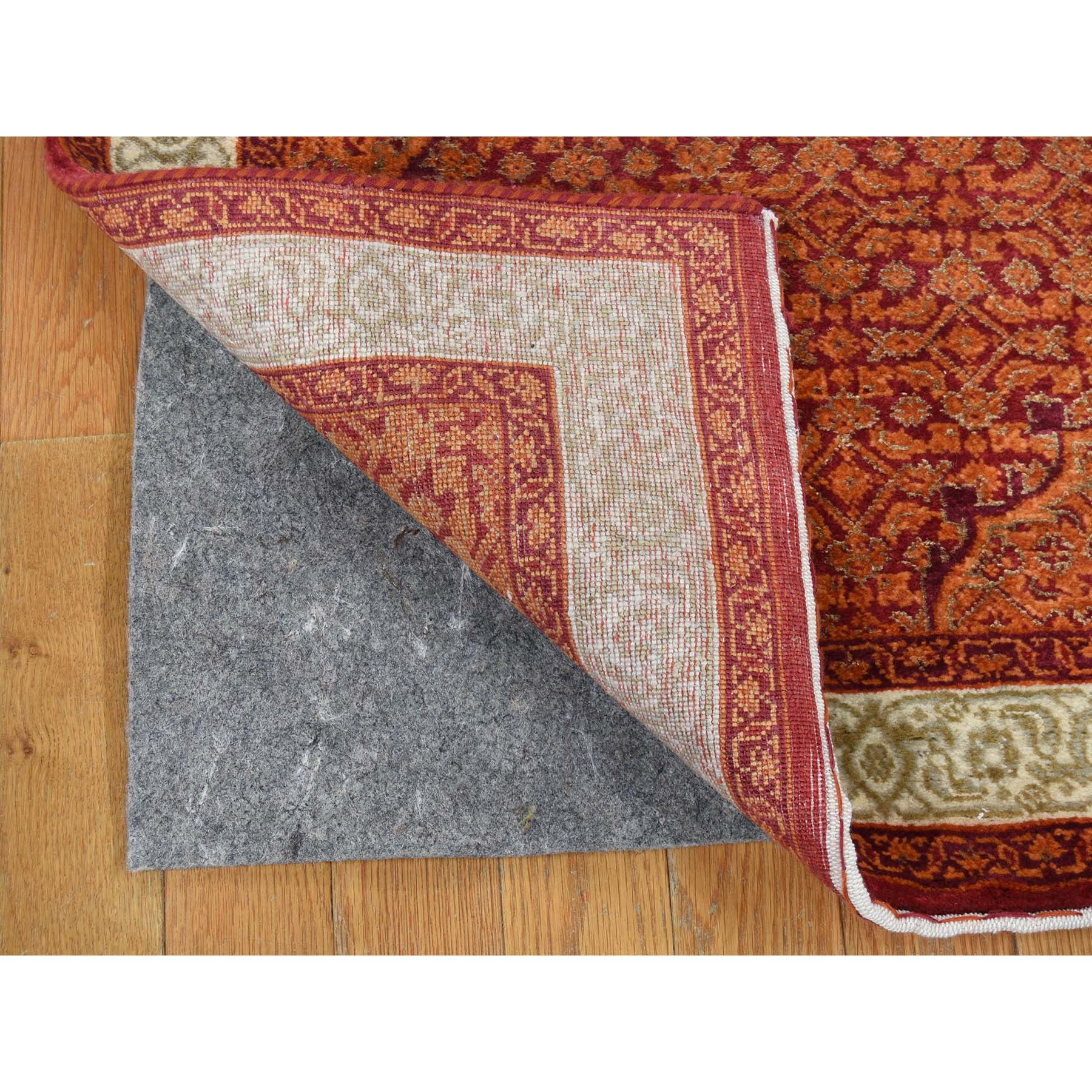 2-9 x14- Tabriz XL Runner Wool And Silk Hand Knotted Oriental Rug 