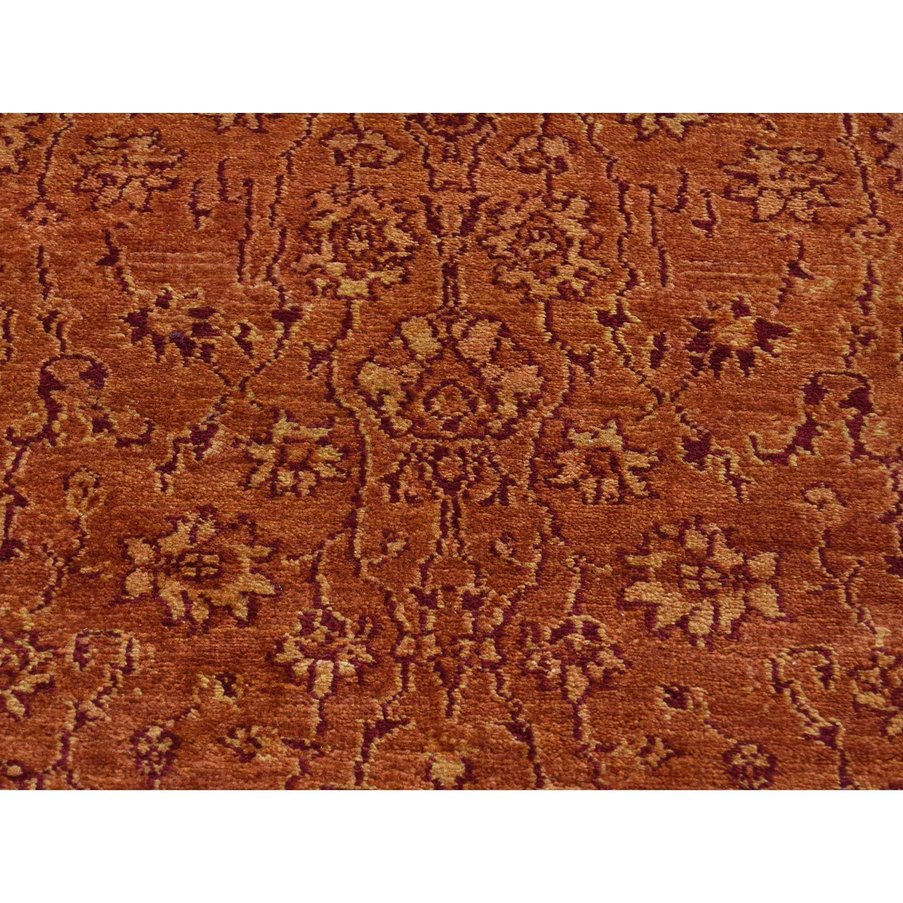 2-7 x16- Kashan Tone On Tone XL Runner Hand Knotted Oriental Rug 