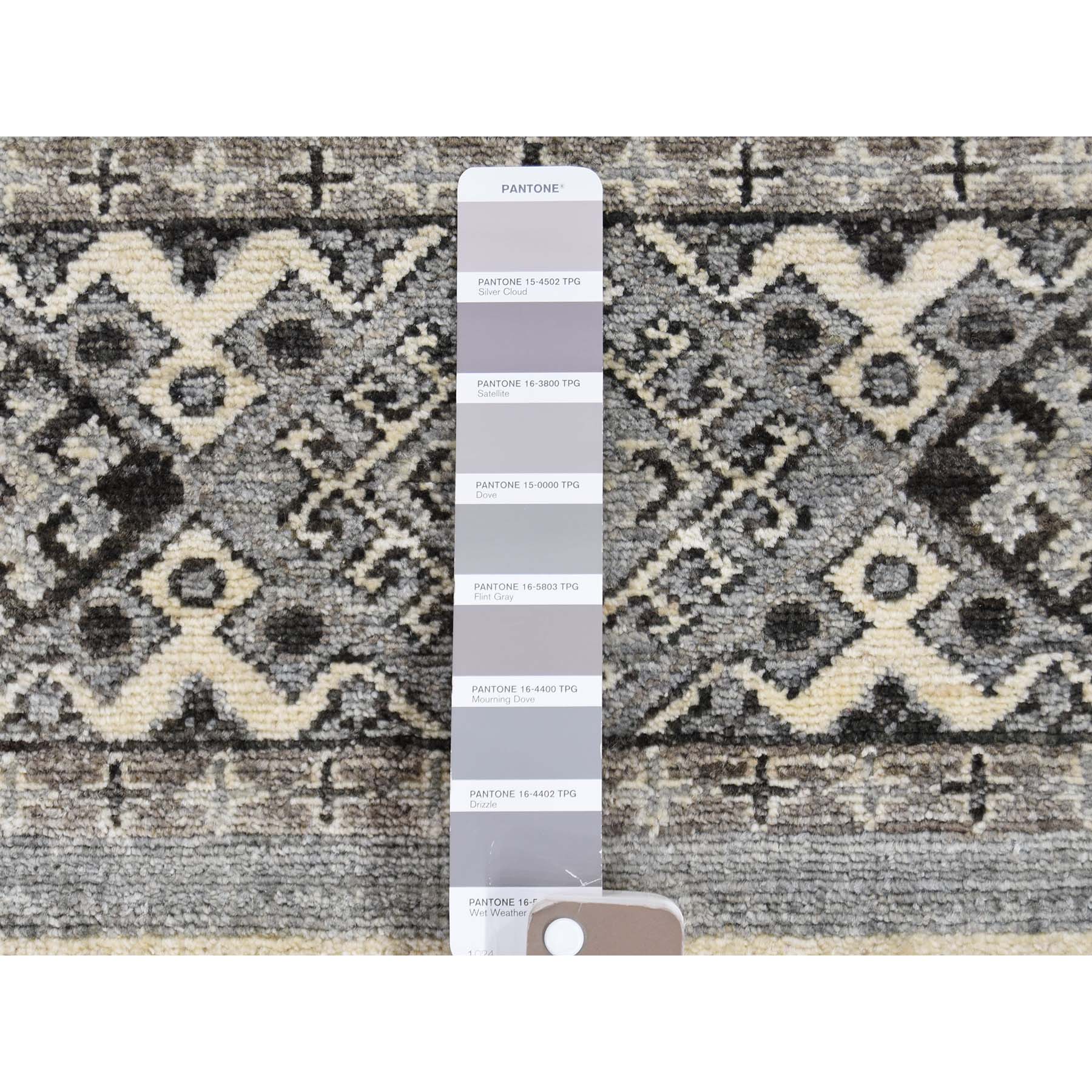 8-4 x10- Super Kazak Khorjin Design Natural Colors Hand-Knotted Oriental Rug 