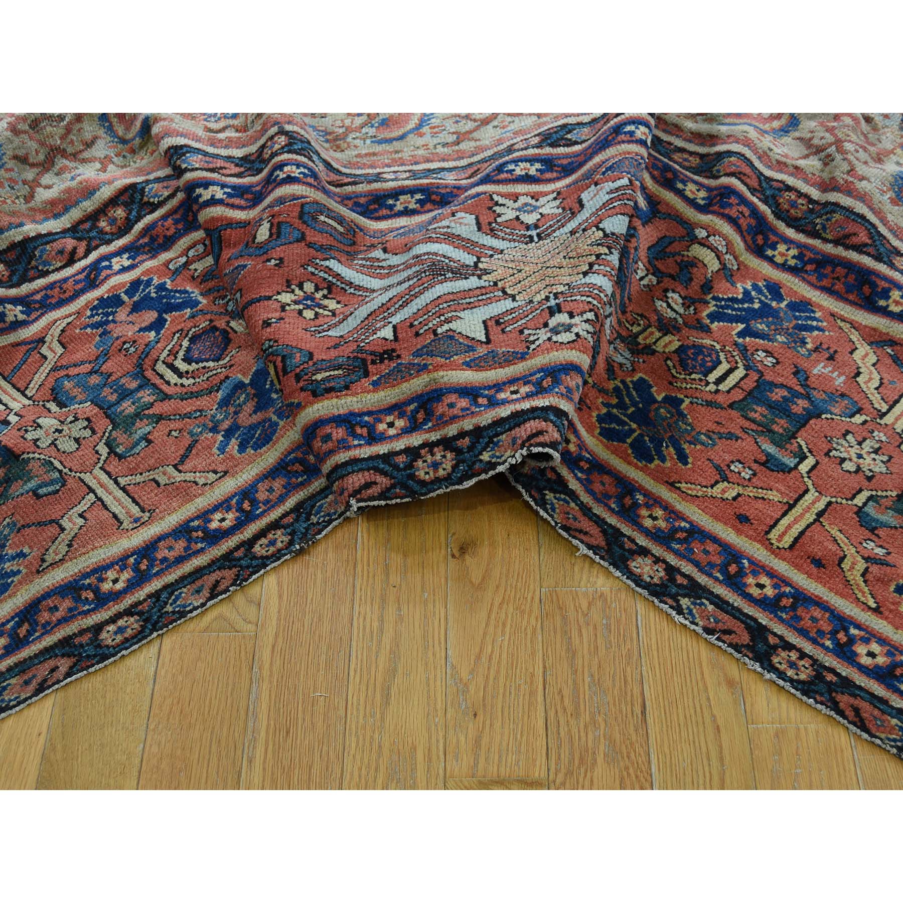 12-x18-3  Antique Persian Mahal Exc Cond Pure Wool Hand-Knotted Oversized Rug 