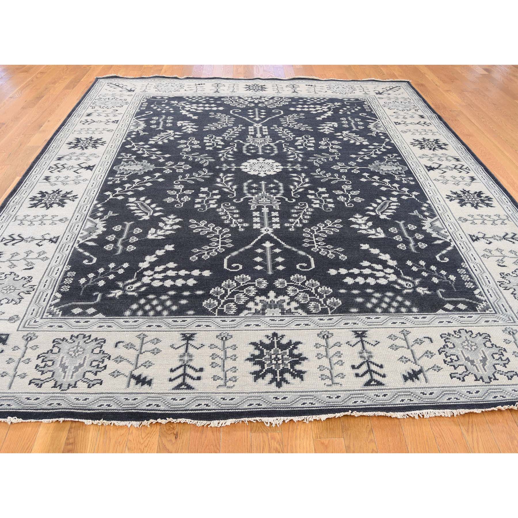 8-x9-10  Hand-Knotted Turkish Knot Oushak Pure Wool Oriental Rug 