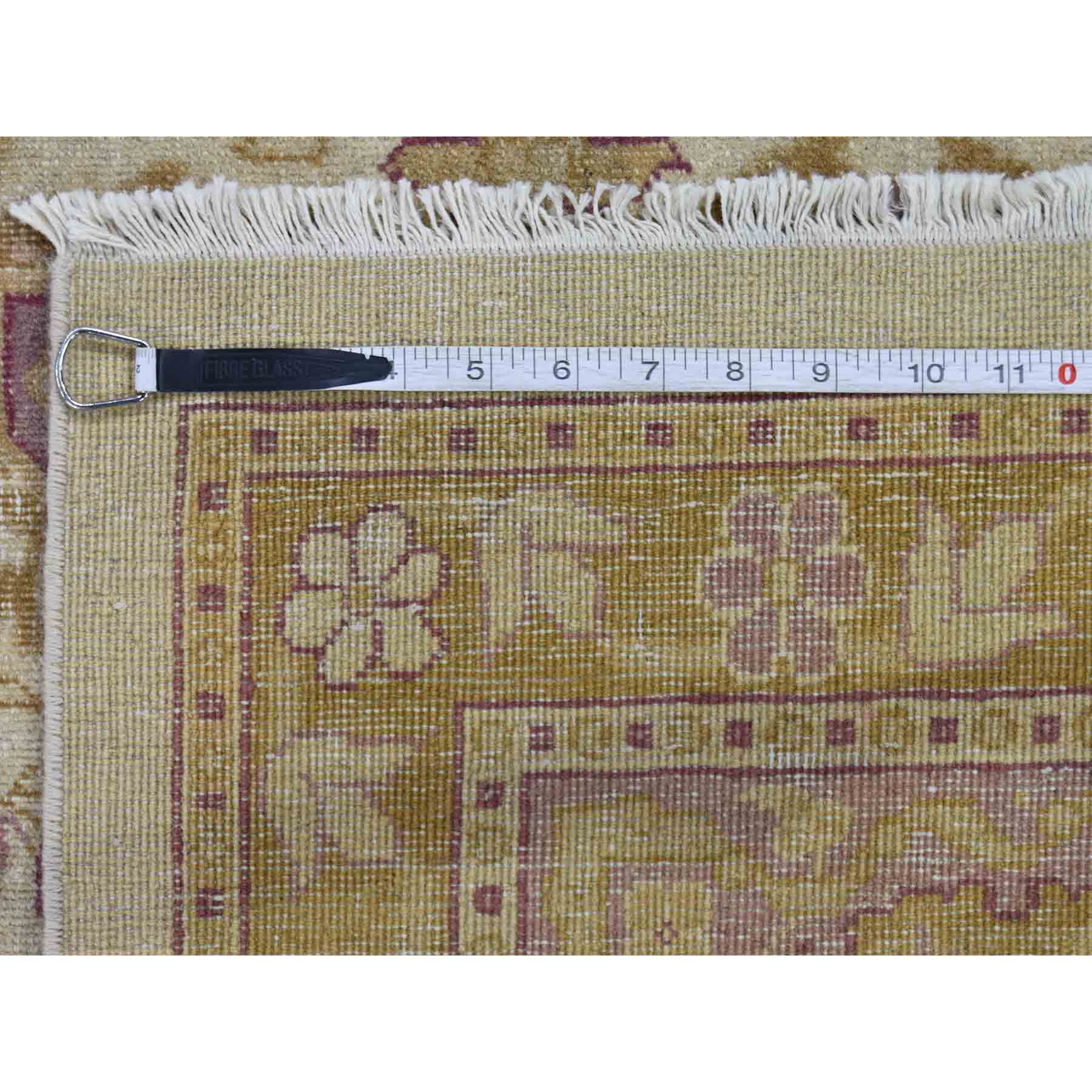 10-7 x16-4  Antique Mughal Amritsar Good Condition Even Wear Hand-Knotted Oriental Oversize Rug 