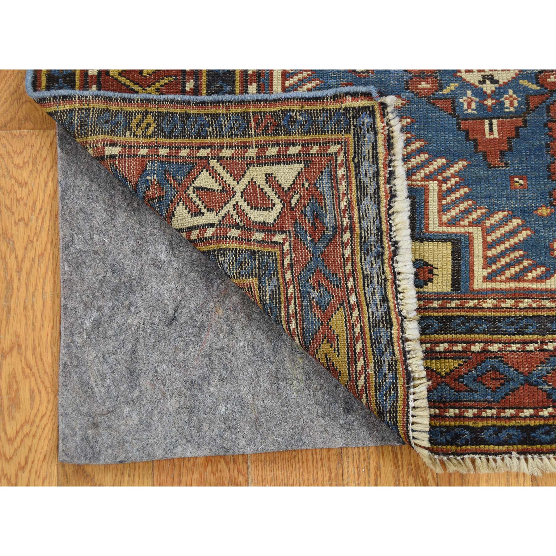 3-10 x6-3  Antique Caucasian Kazak Even Wear Hand Knotted Oriental Rug 