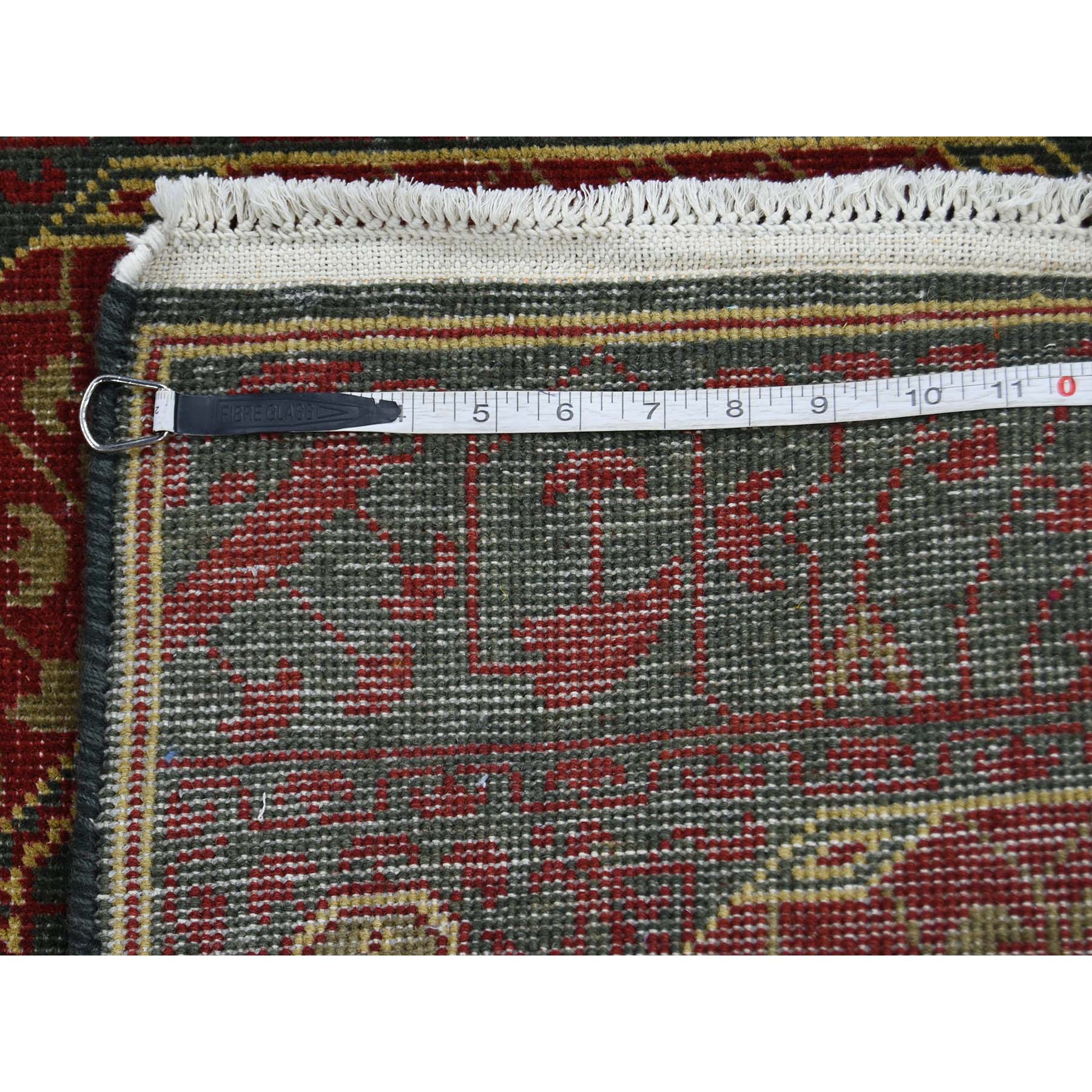 2-5 x10- Vintage Look Mamluk Zero Pile Shaved Low Worn Wool Runner Rug 