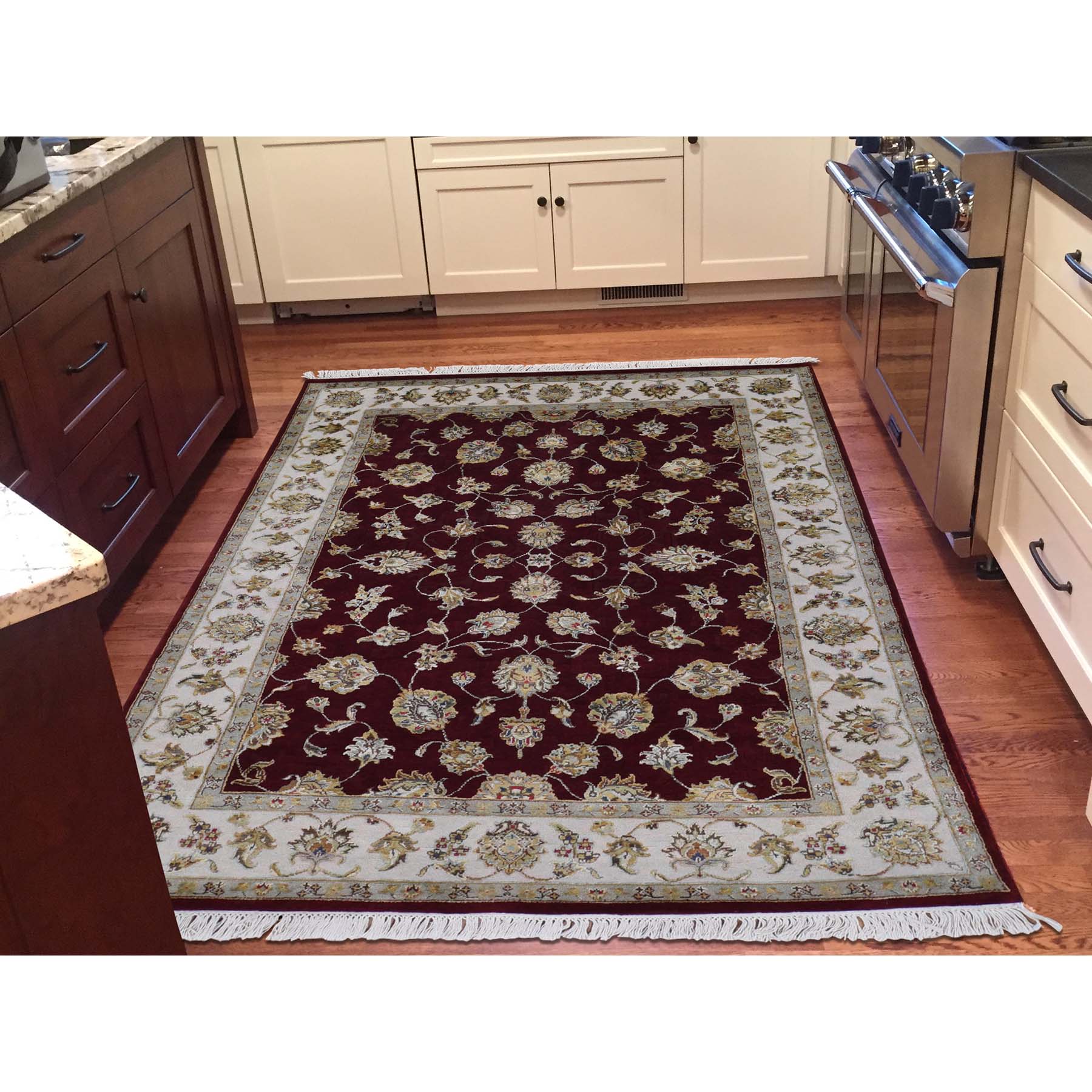 5-1 x7-1  Rajasthan  Wool And Silk Hand-Knotted Oriental Rug 