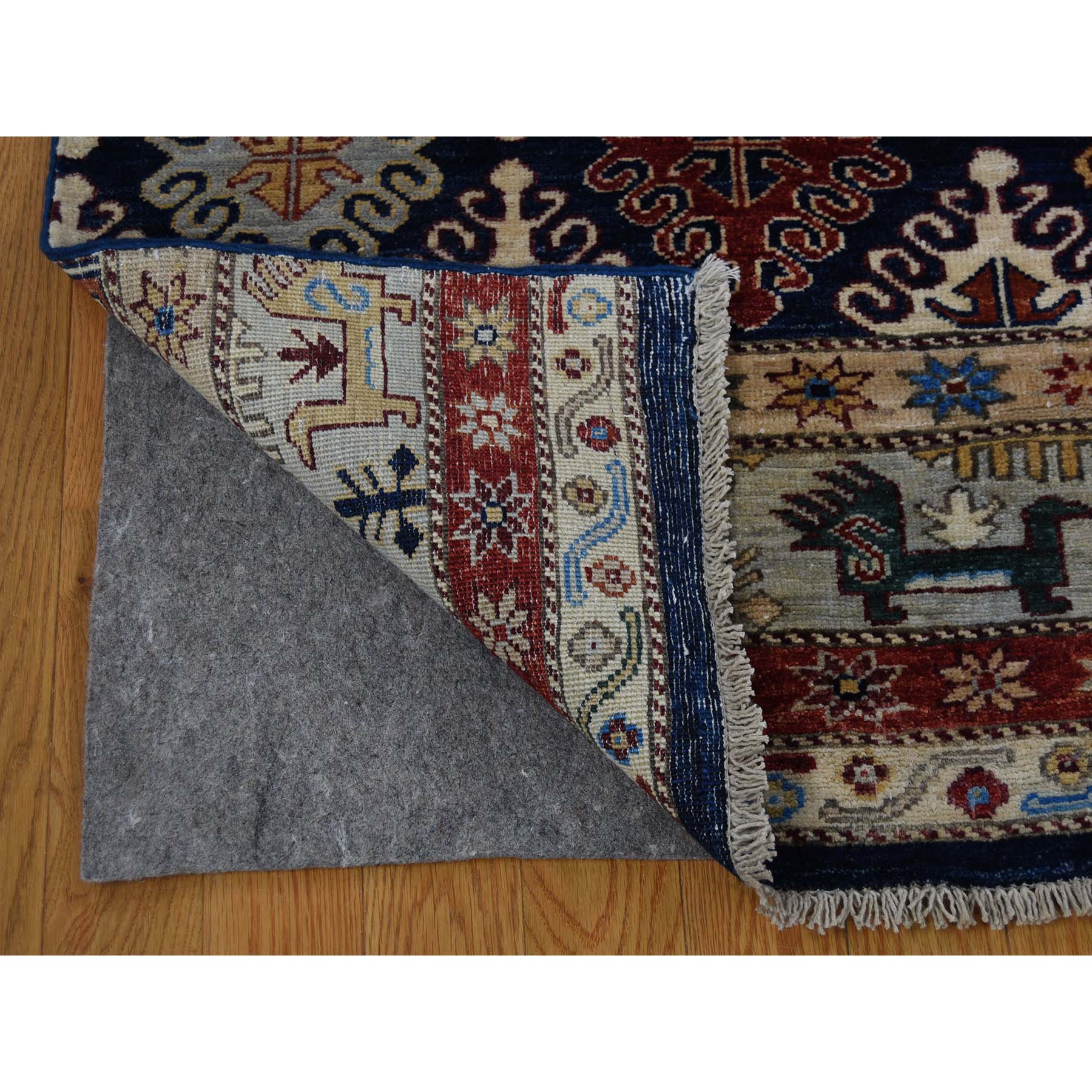10-1 x13-6  Khorjin Design Super Kazak Hand-Knotted Pure Wool Oriental Rug 