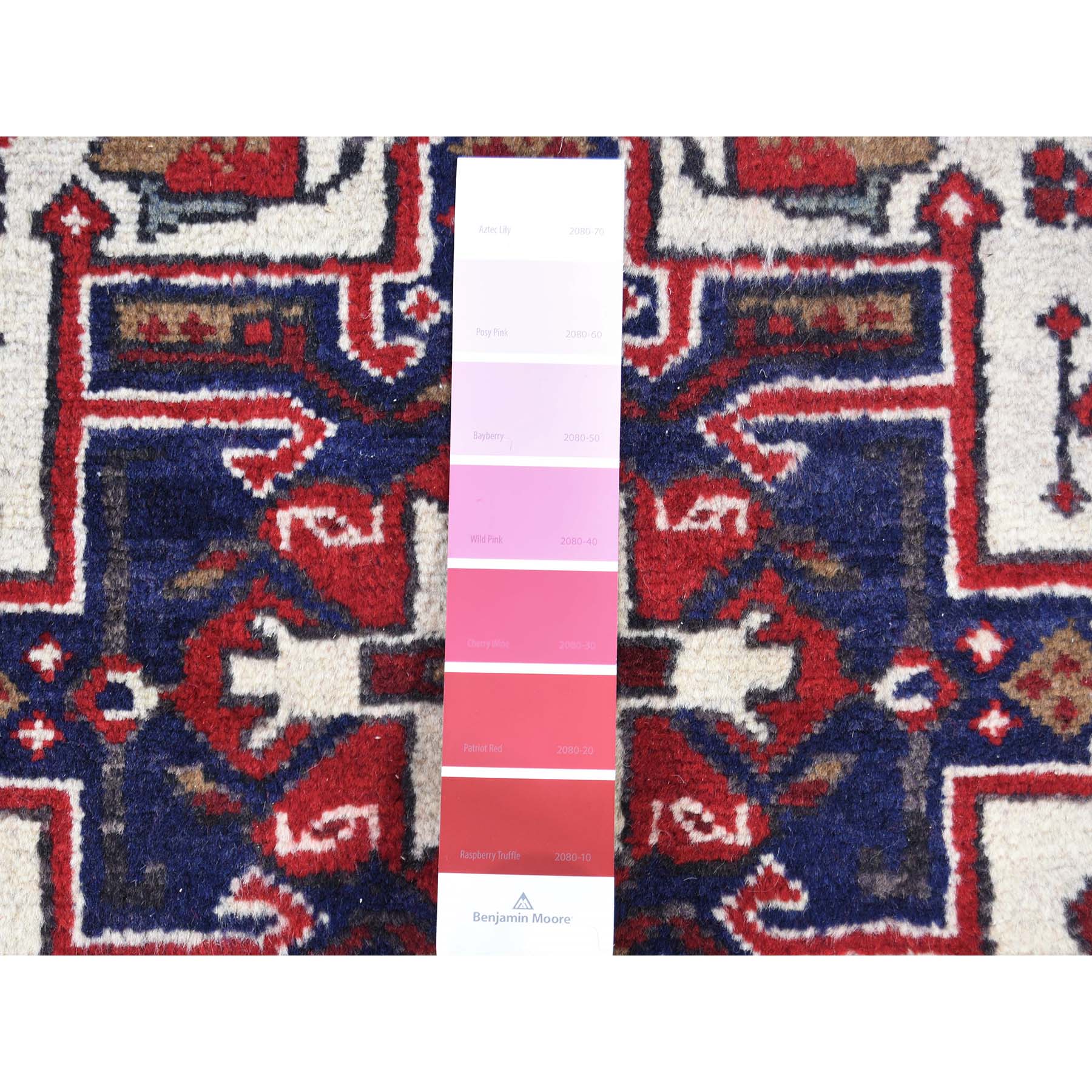 3-2 x14-3  Pure Wool Semi Antique Persian Karajeh XL Runner Hand-Knotted Oriental Rug 
