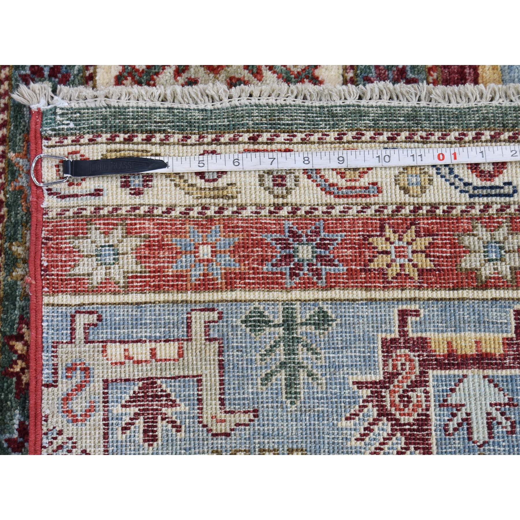 10-1 x13-8   Khorjin Design Super Kazak Hand-Knotted Pure Wool Oriental Rug 