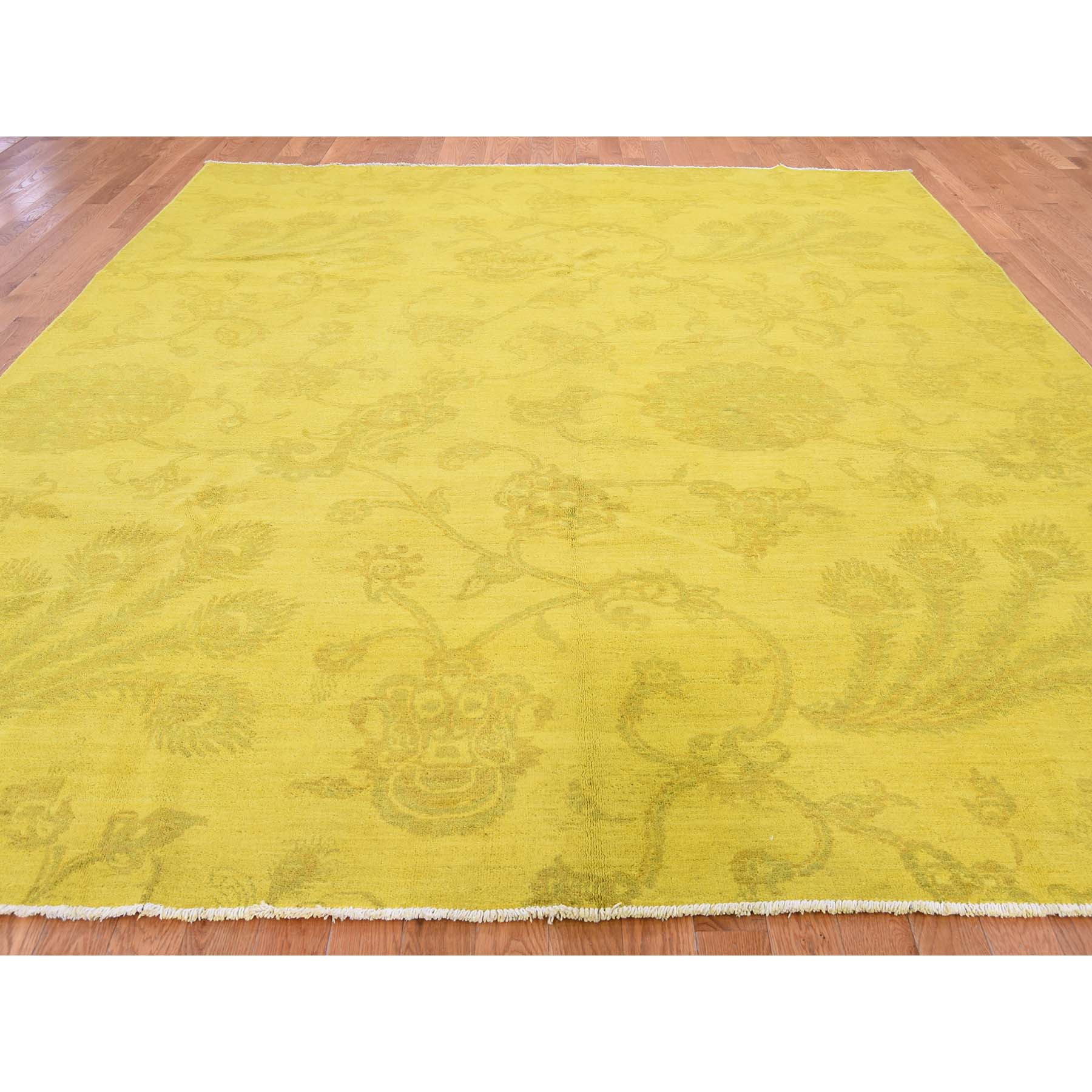 8-2 x10- Overdyed Peshawar Hand Knotted Pure Wool Oriental Rug 