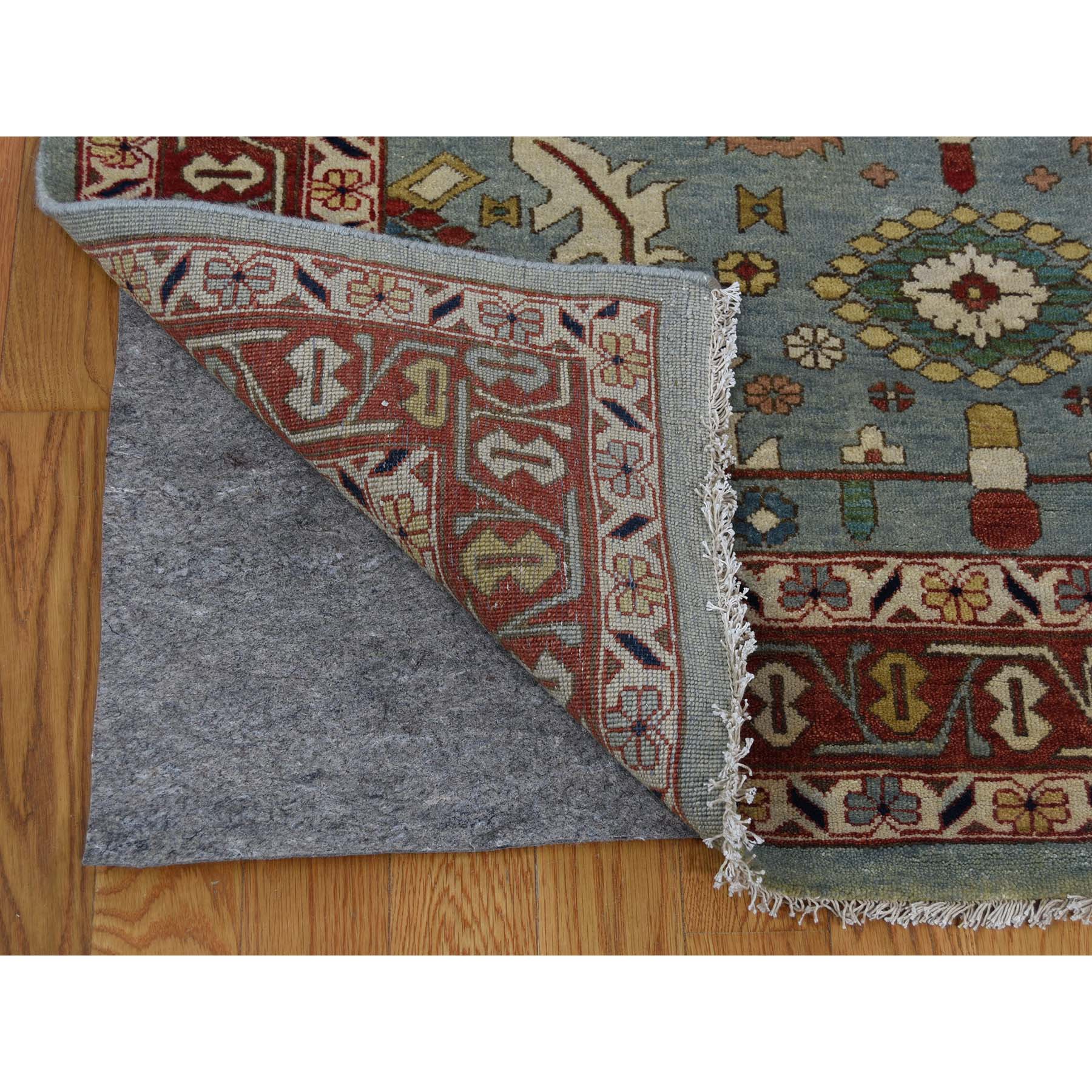 11-9 x14-10  Antiqued Bakshaish Re-creation Pure Wool Oversize Hand-Knotted Oriental Rug 
