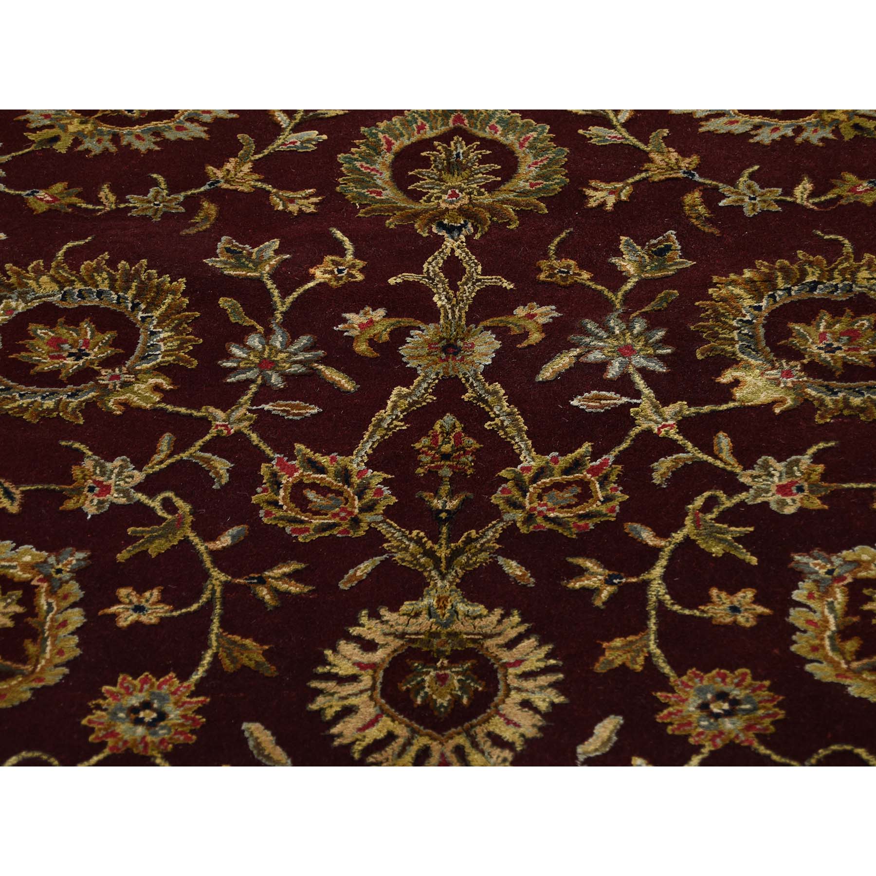 6-x9- Rajasthan Half Wool and Half Silk Hand-Knotted Oriental Rug 