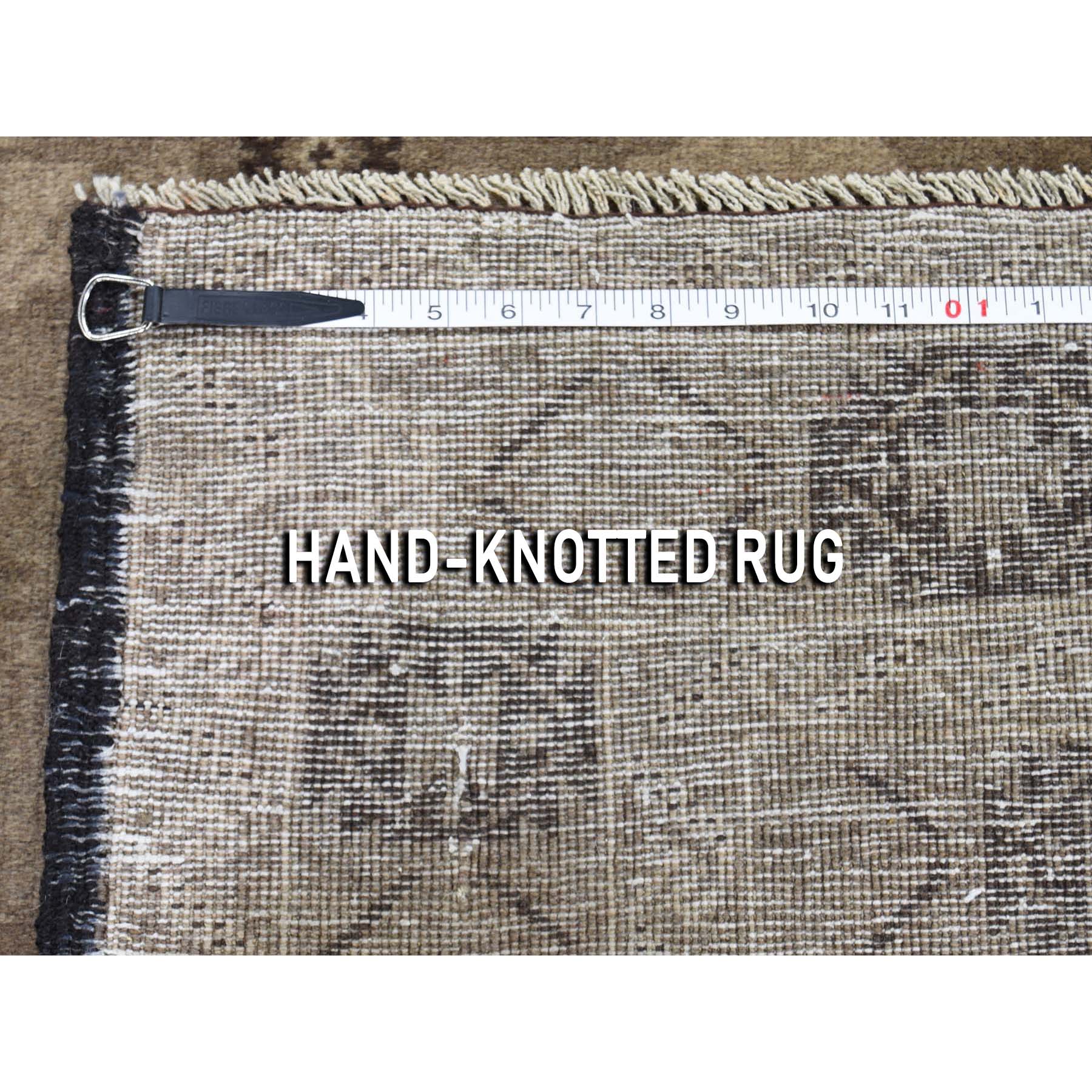 7-x9-6  Silver Wash Afghan Baluch Pure Wool Hand-Knotted Oriental Rug 