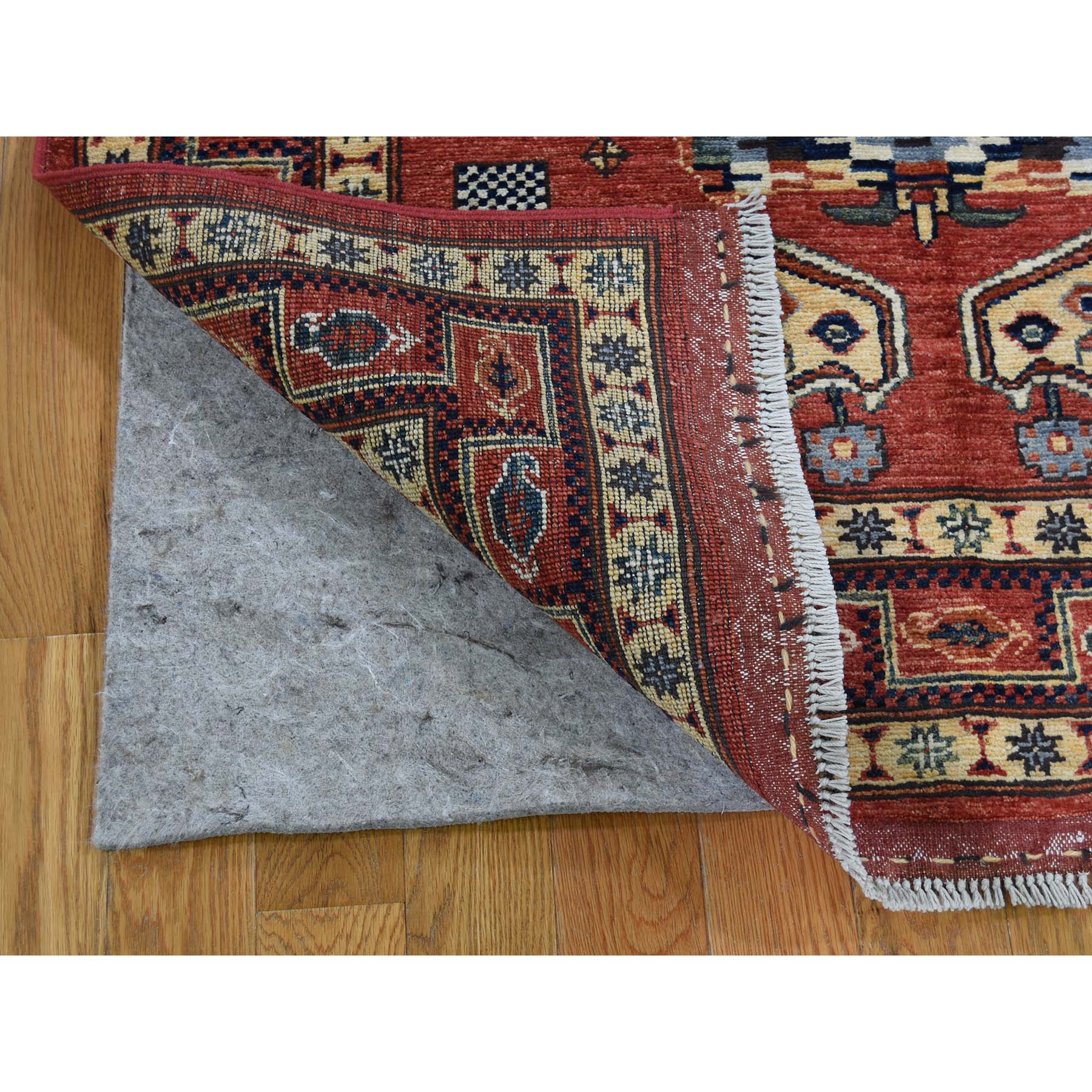 3-8 x6-1  Afghan Ersari Pure Wool Hand-Knotted Oriental Rug 