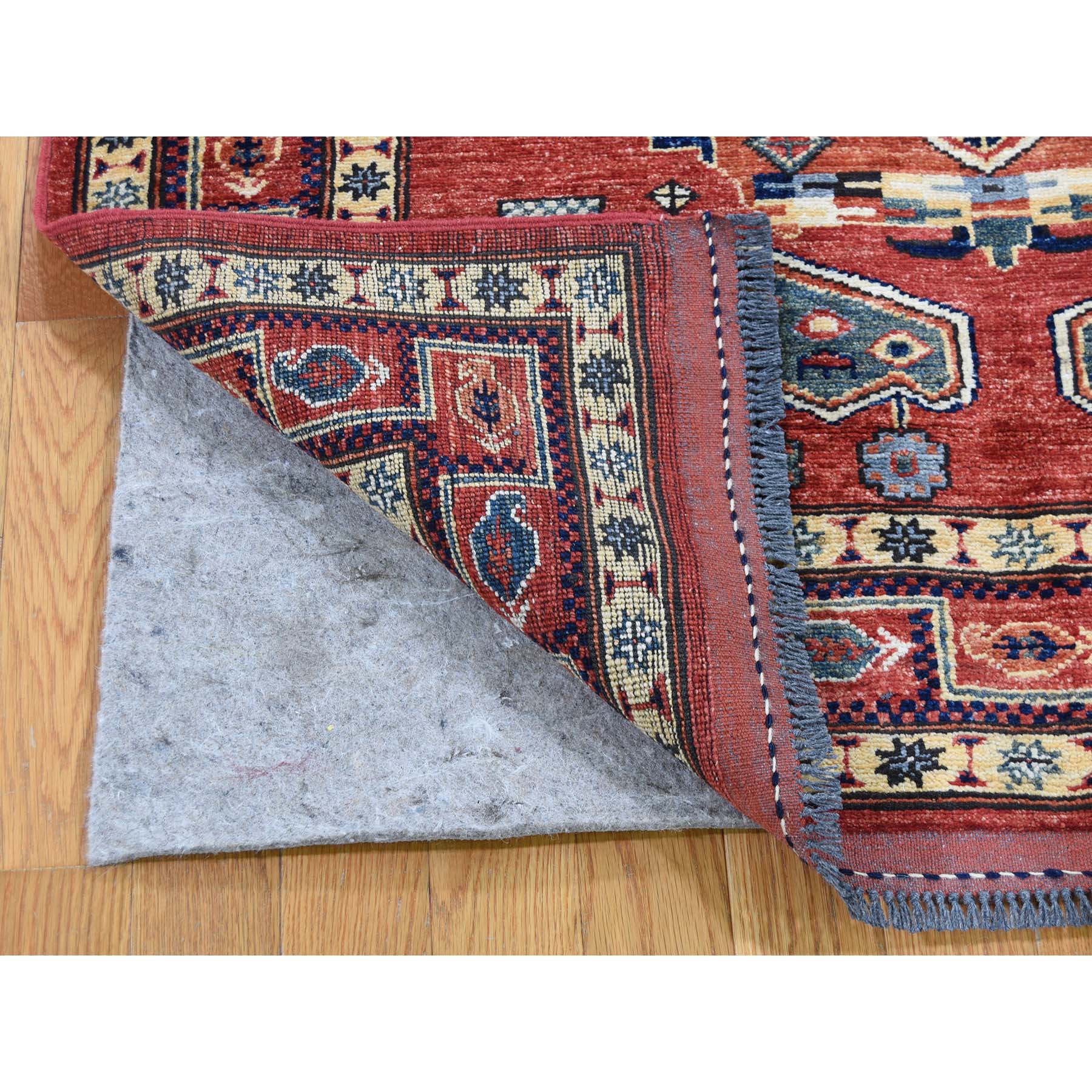4-x5-7  Pure Wool Hand-Knotted Afghan Ersari Oriental Rug 