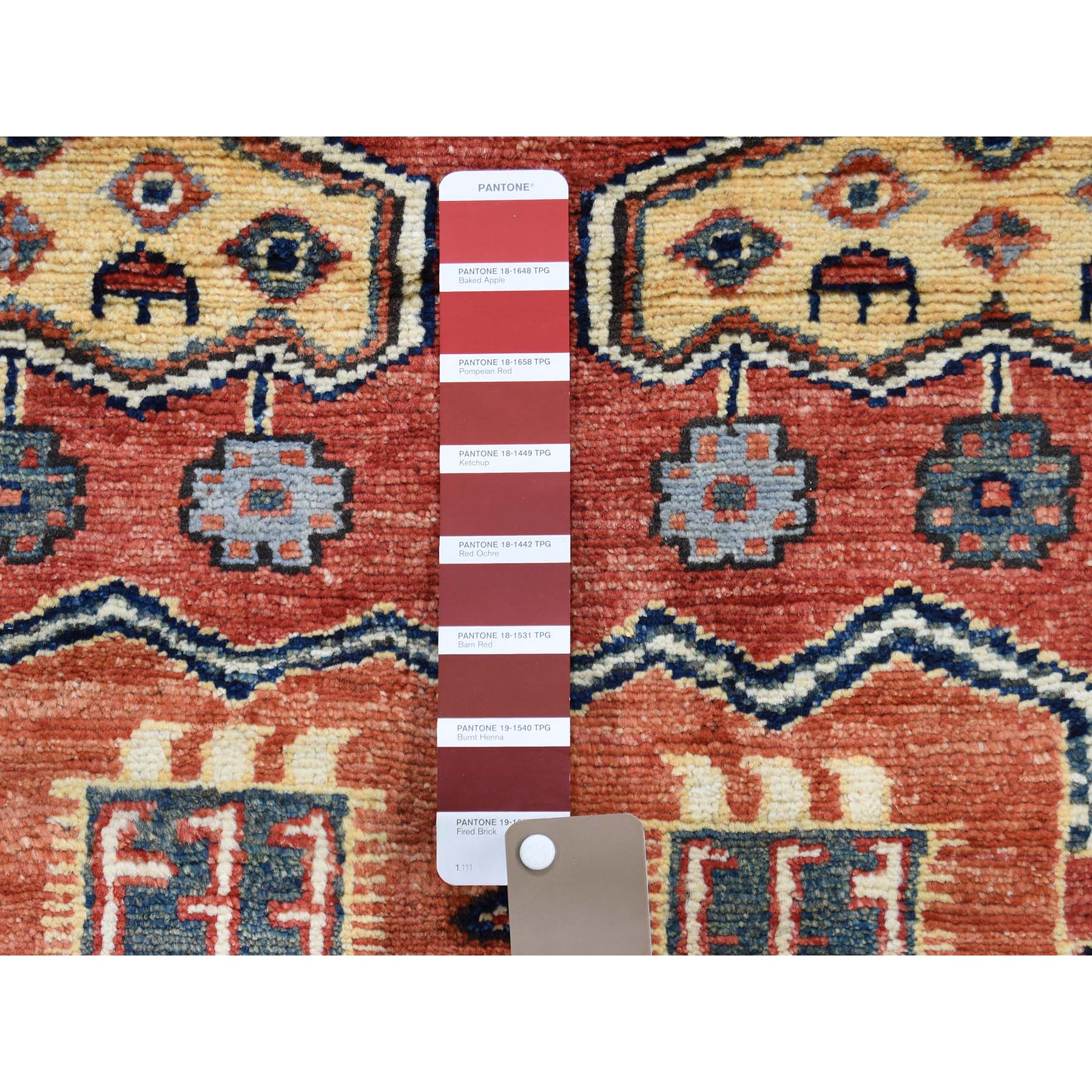 4-x5-7  Pure Wool Hand-Knotted Afghan Ersari Oriental Rug 