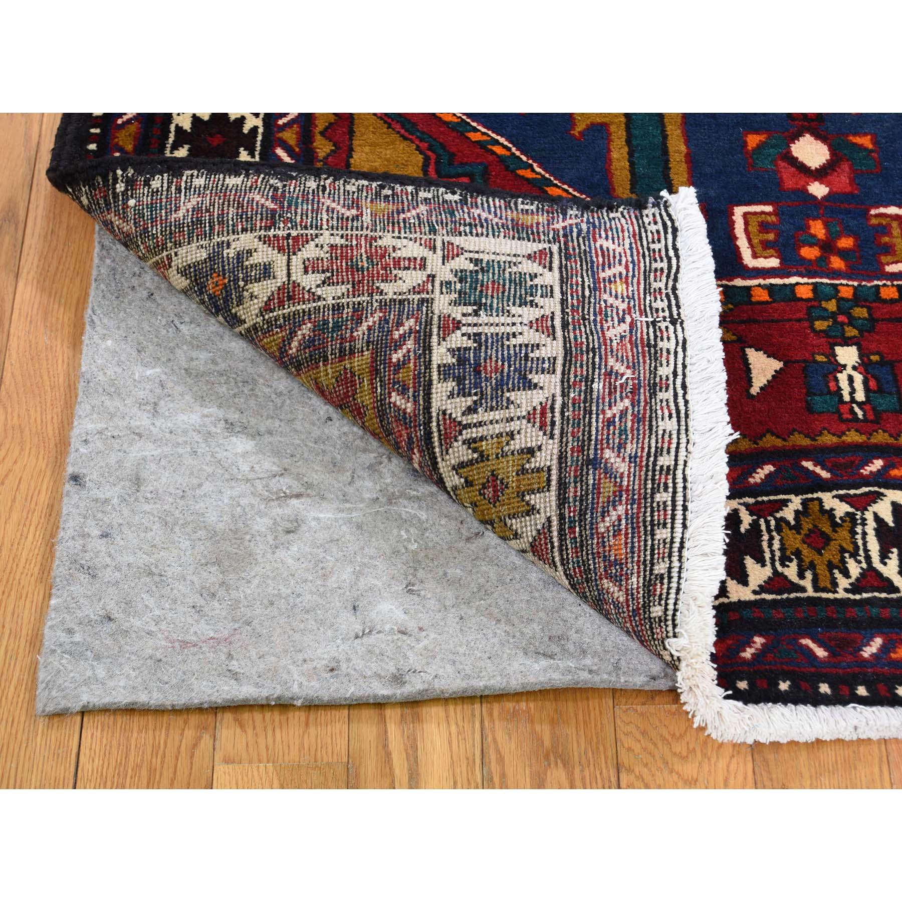 3-10 x10-9  Vintage Persian Northeast Pure Wool Wide Runner Oriental Rug 