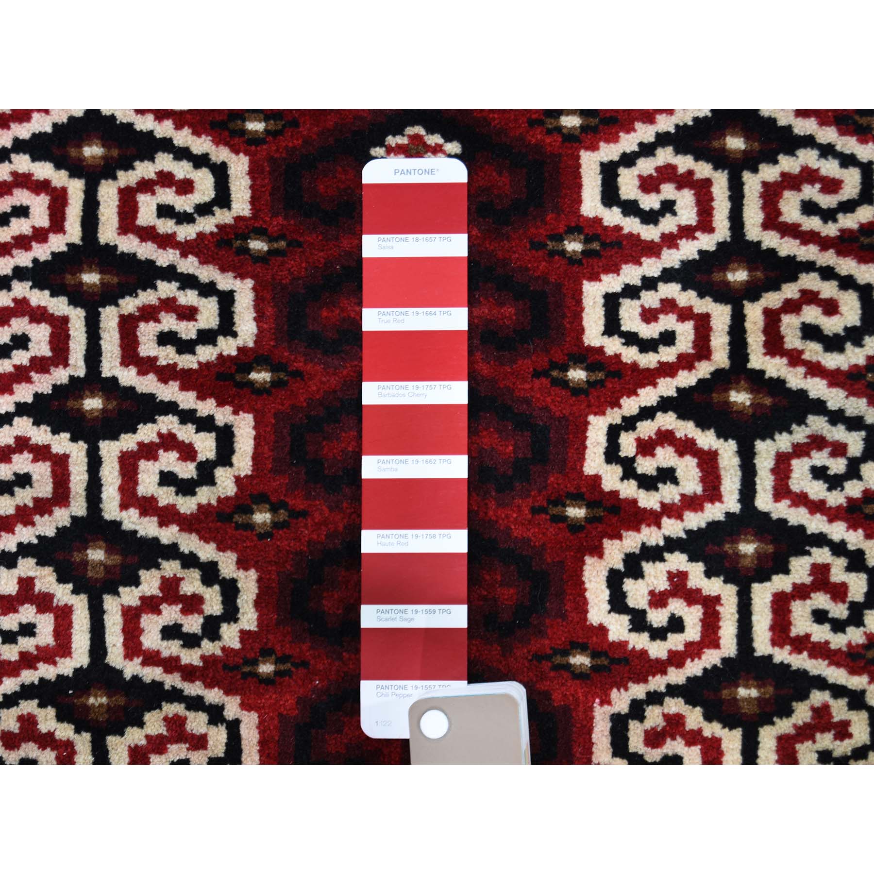 3-2 x4-1  Turkoman Prayer Design Pure Wool hand-Knotted Oriental Rug 
