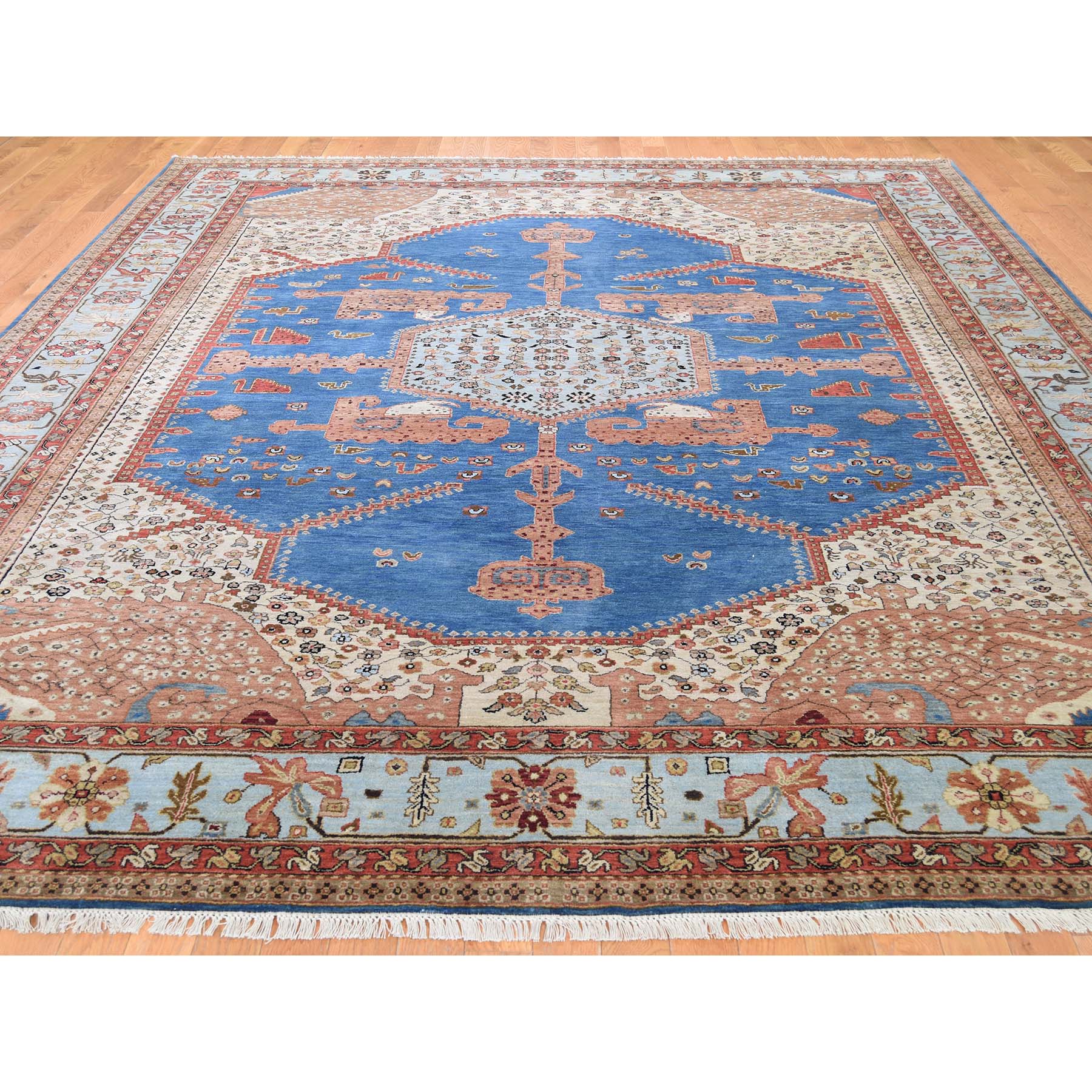 9-2 x11-7  Pure Wool Vegetable Dyes Bakshaish Hand-Knotted Oriental Rug 