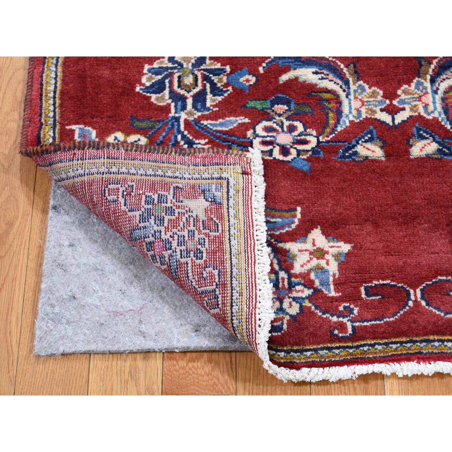 3-x4-9  Persian Ardabil With Ladies Head Pure Wool Hand-Knotted Oriental Rug 