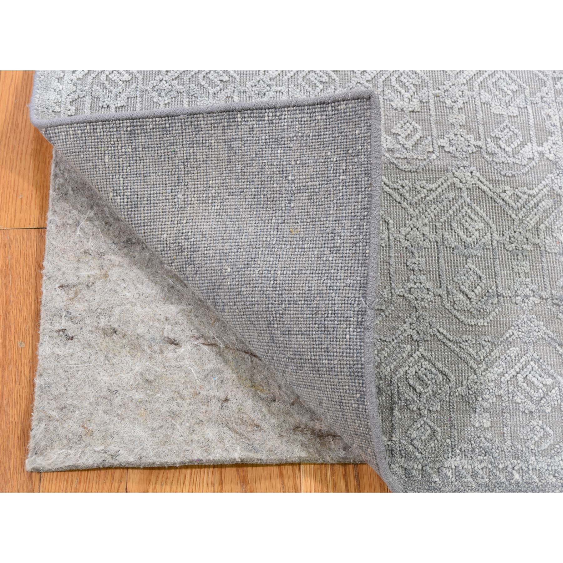 2-x2-1  Silk With Textured Wool Hand-Knotted Oriental Sample Rug 