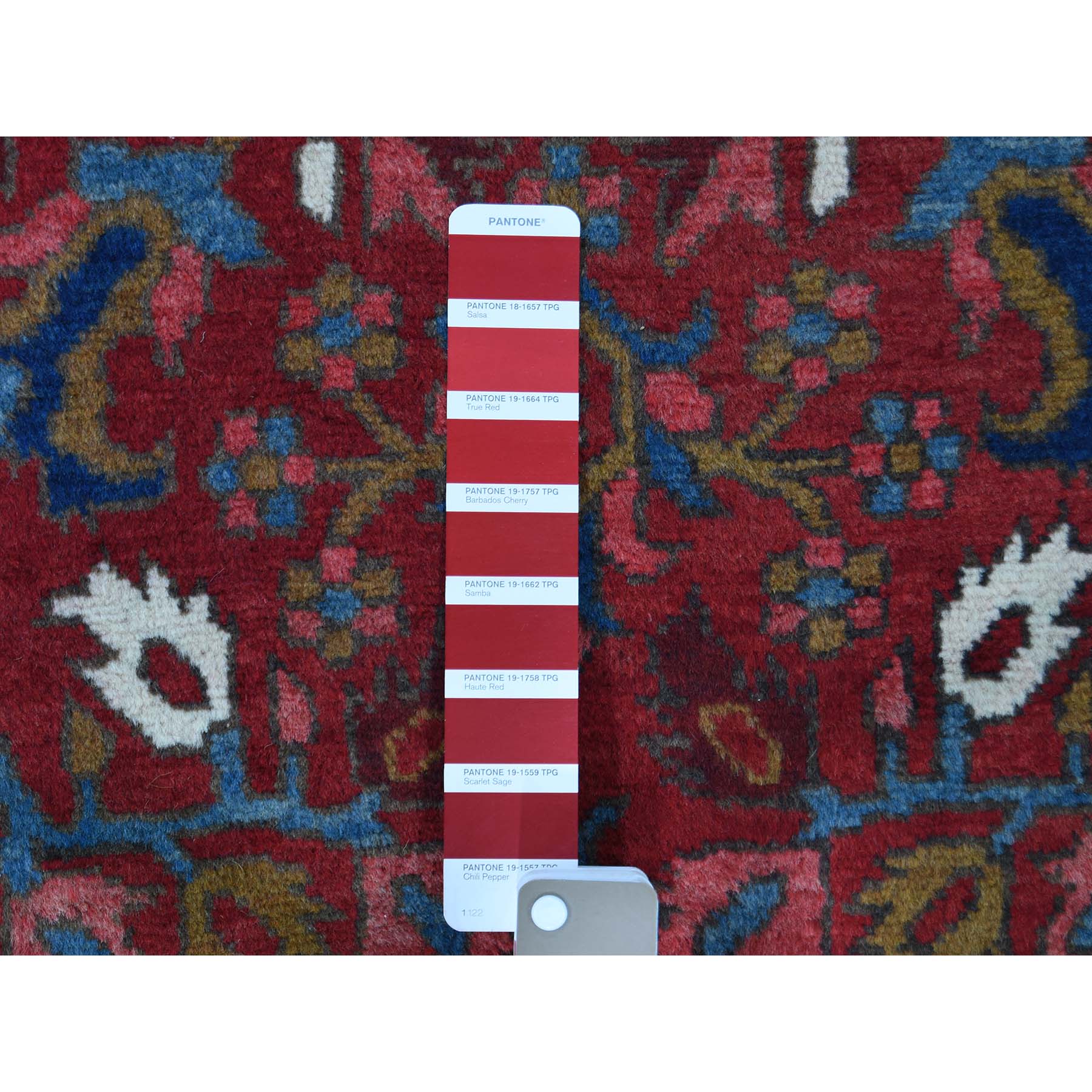 3-9 x11- Vintage Persian Heriz Hand-Knotted Pure Wool Wide Runner Oriental Rug 