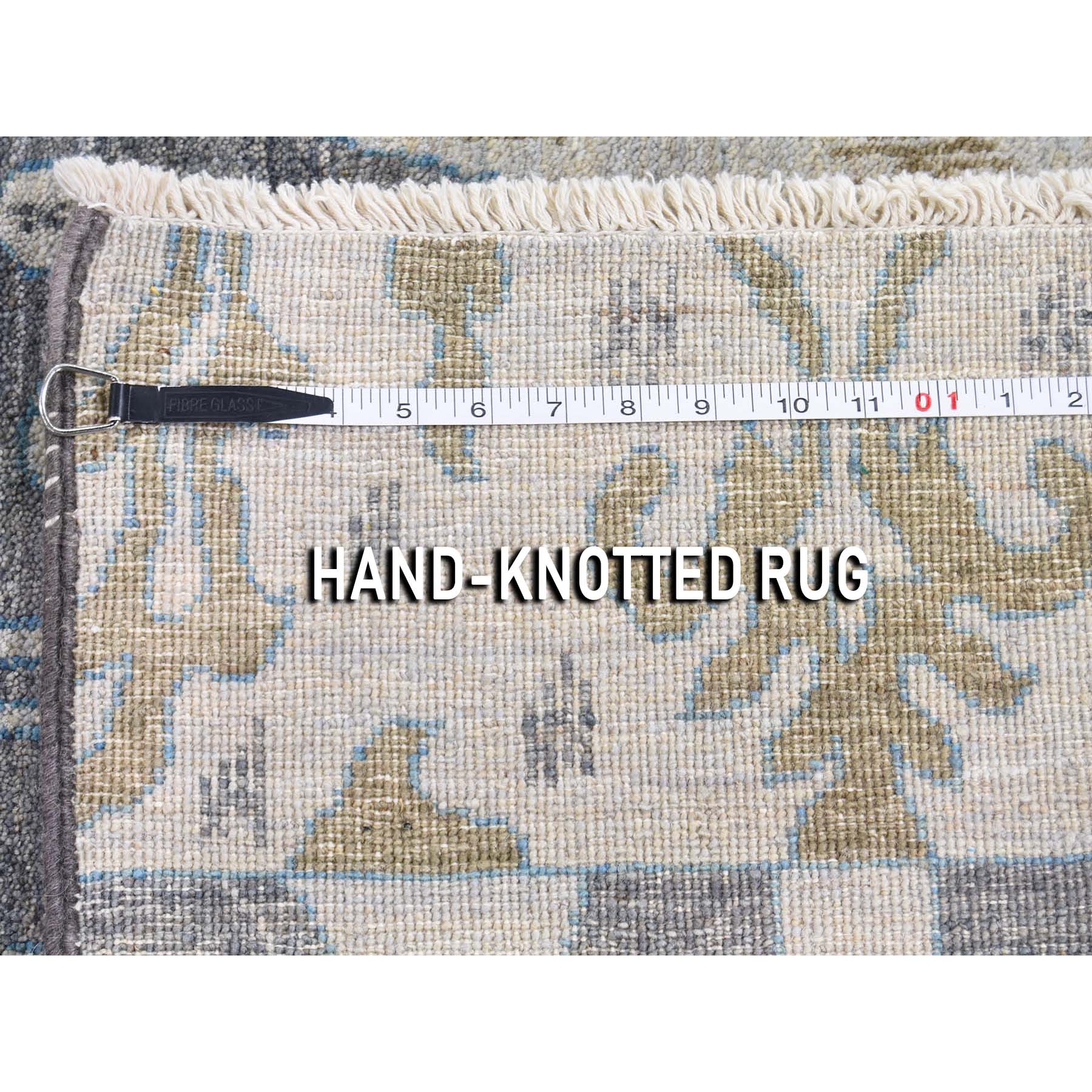10-x14- Ikat Uzbek Design Pure Wool Hand Knotted Oriental Rug 