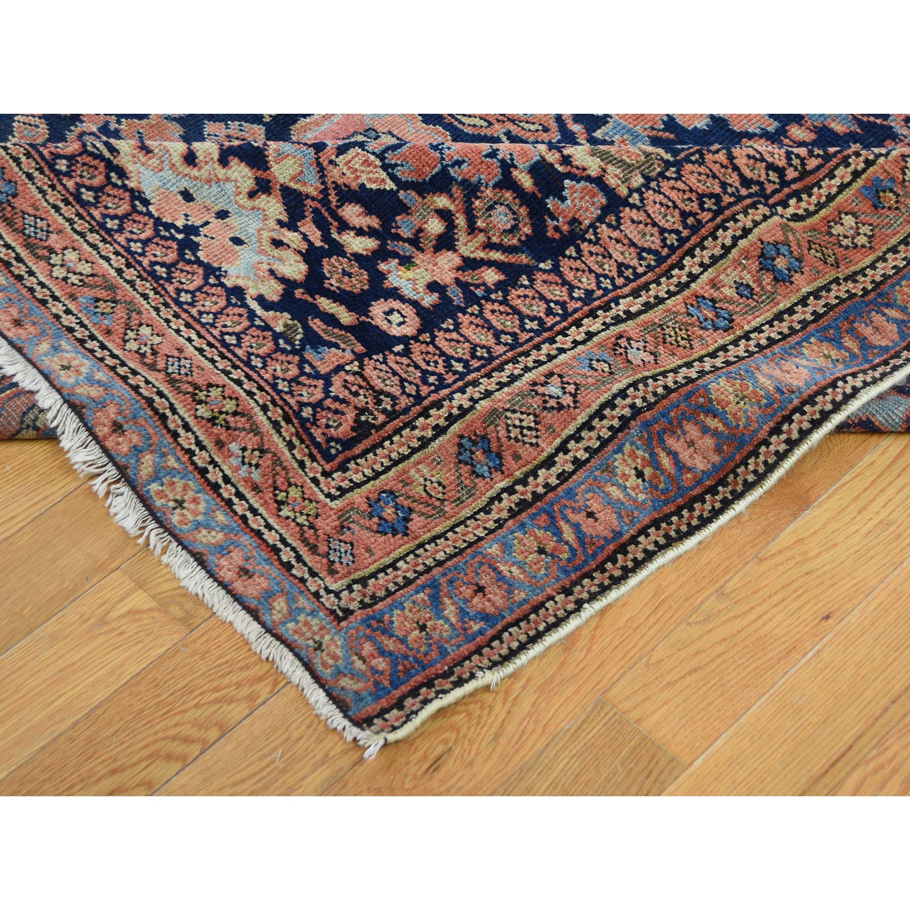 13-5 x17-10  Antique Persian Oversized Mahal Even wear Pure Wool Hand-Knotted Oriental Rug 