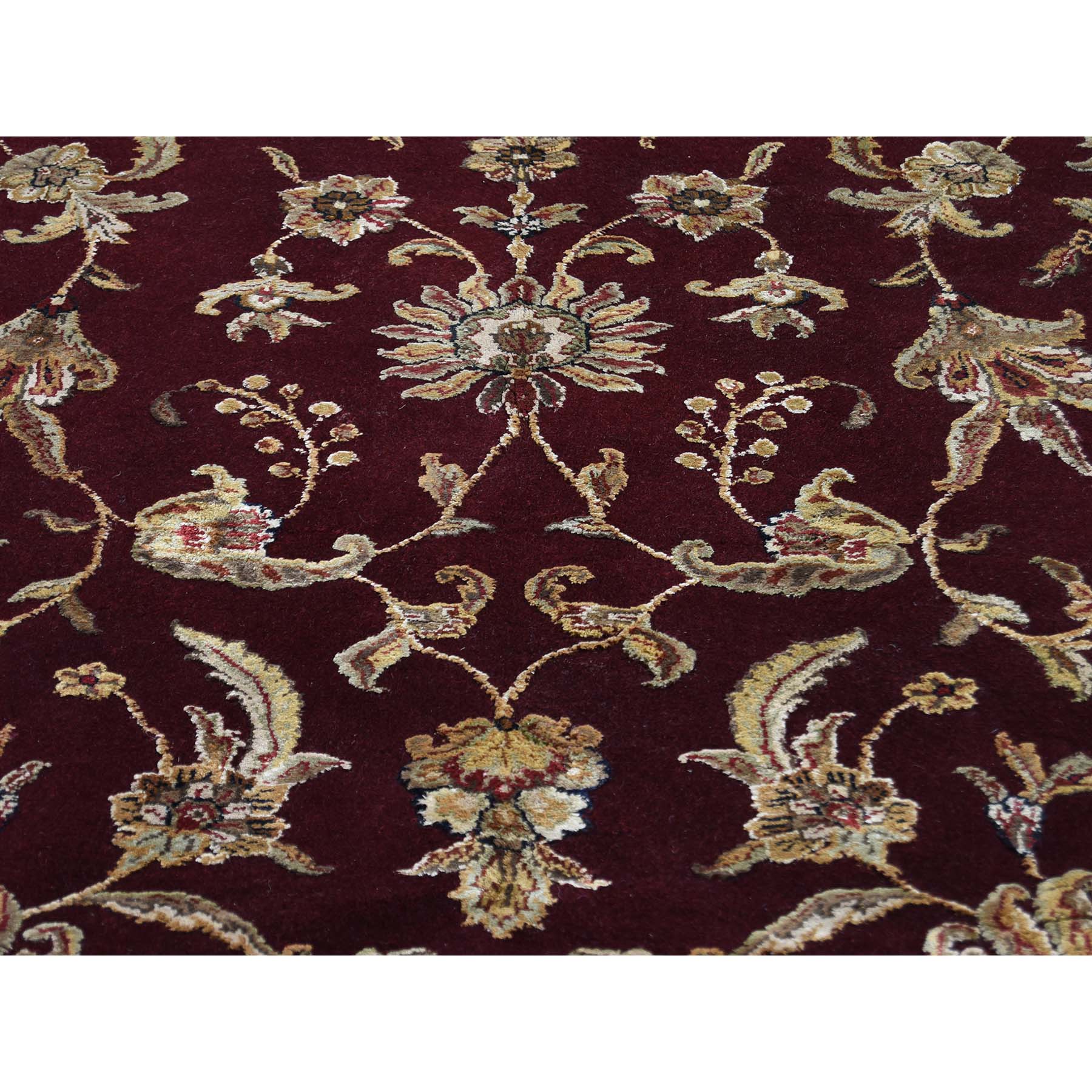 6-x9-1 Rajasthan Half Wool and Half Silk Hand-Knotted Oriental Rug 