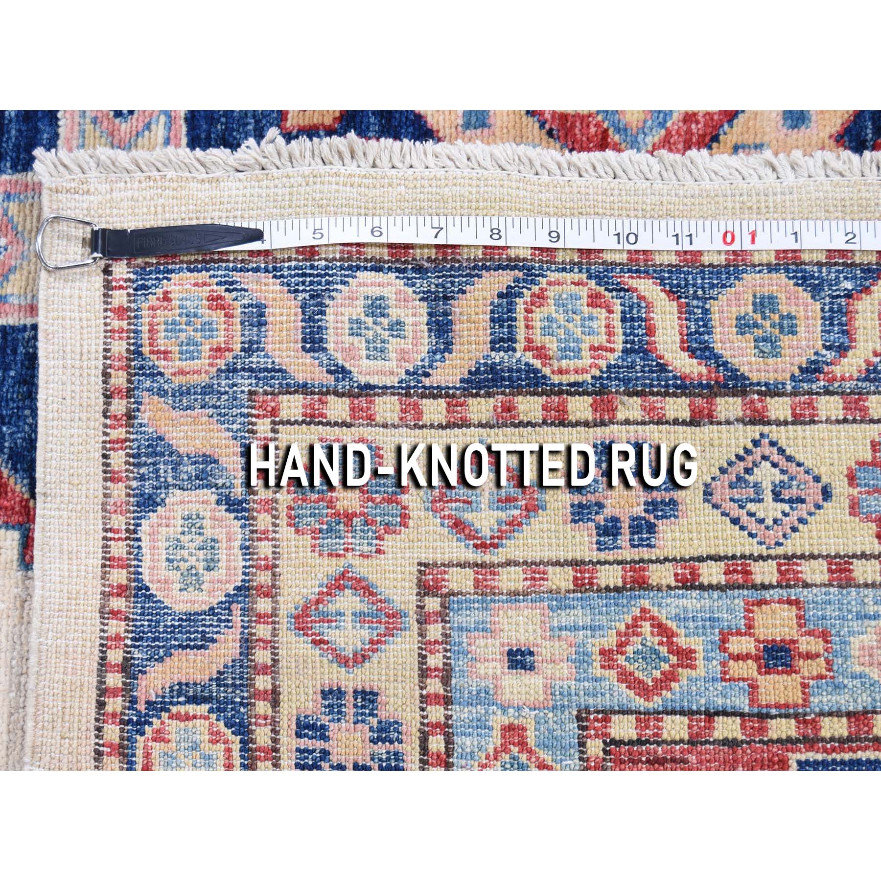 11-8 x16-6  Oversize Ivory Super Kazak Pure Wool Hand Knotted Oriental Rug 