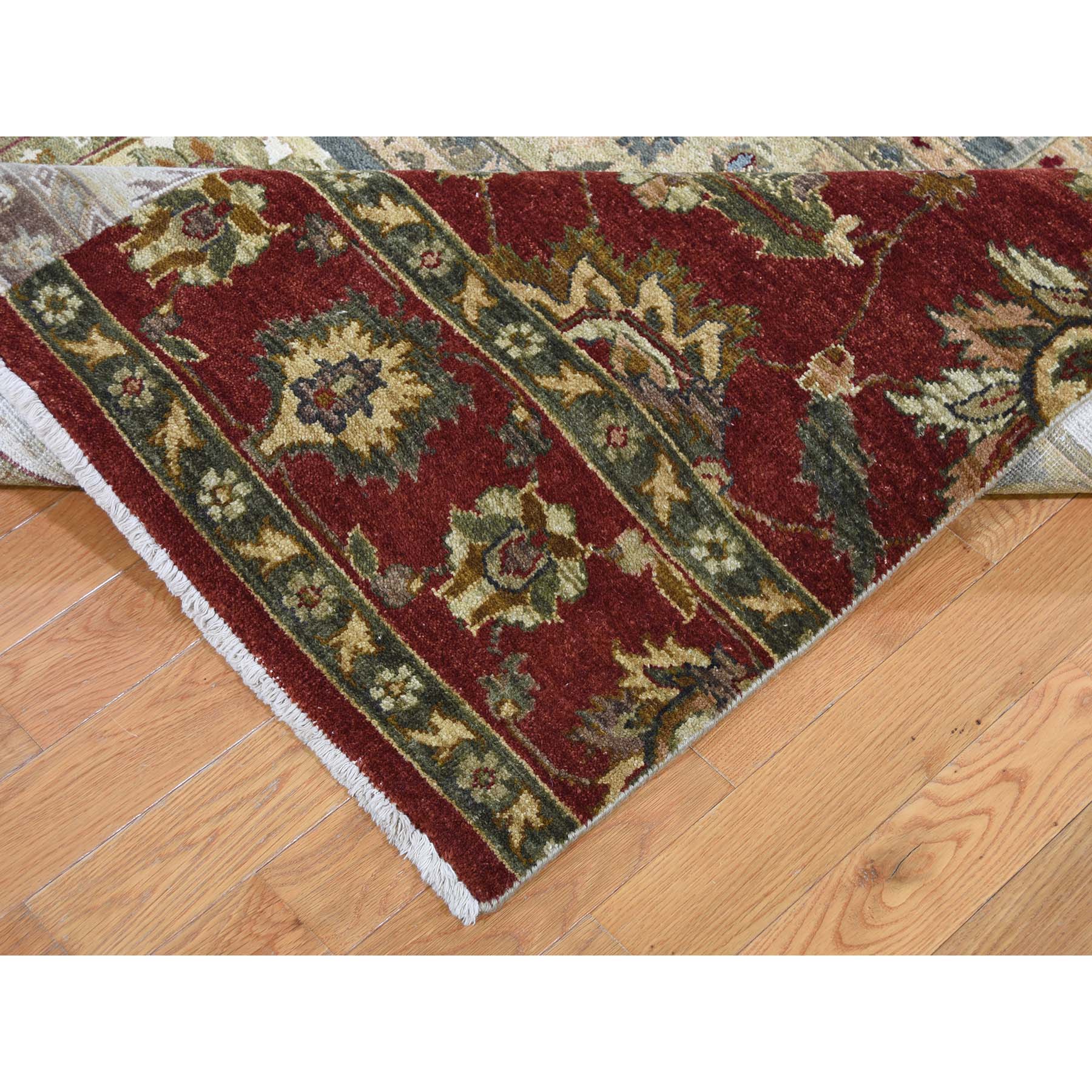 8-3 x9-9  On Clearance Patchwork with Peshawar Design Hand Knotted Oriental Rug 