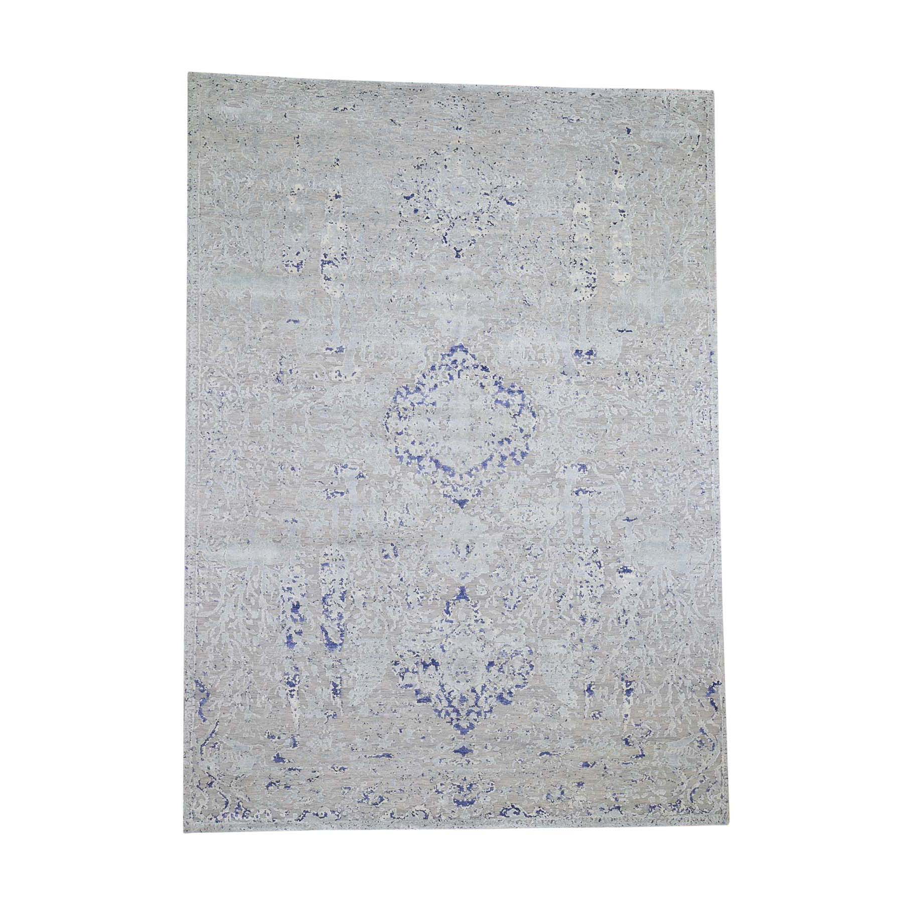  Silk Hand-Knotted Area Rug 8'9